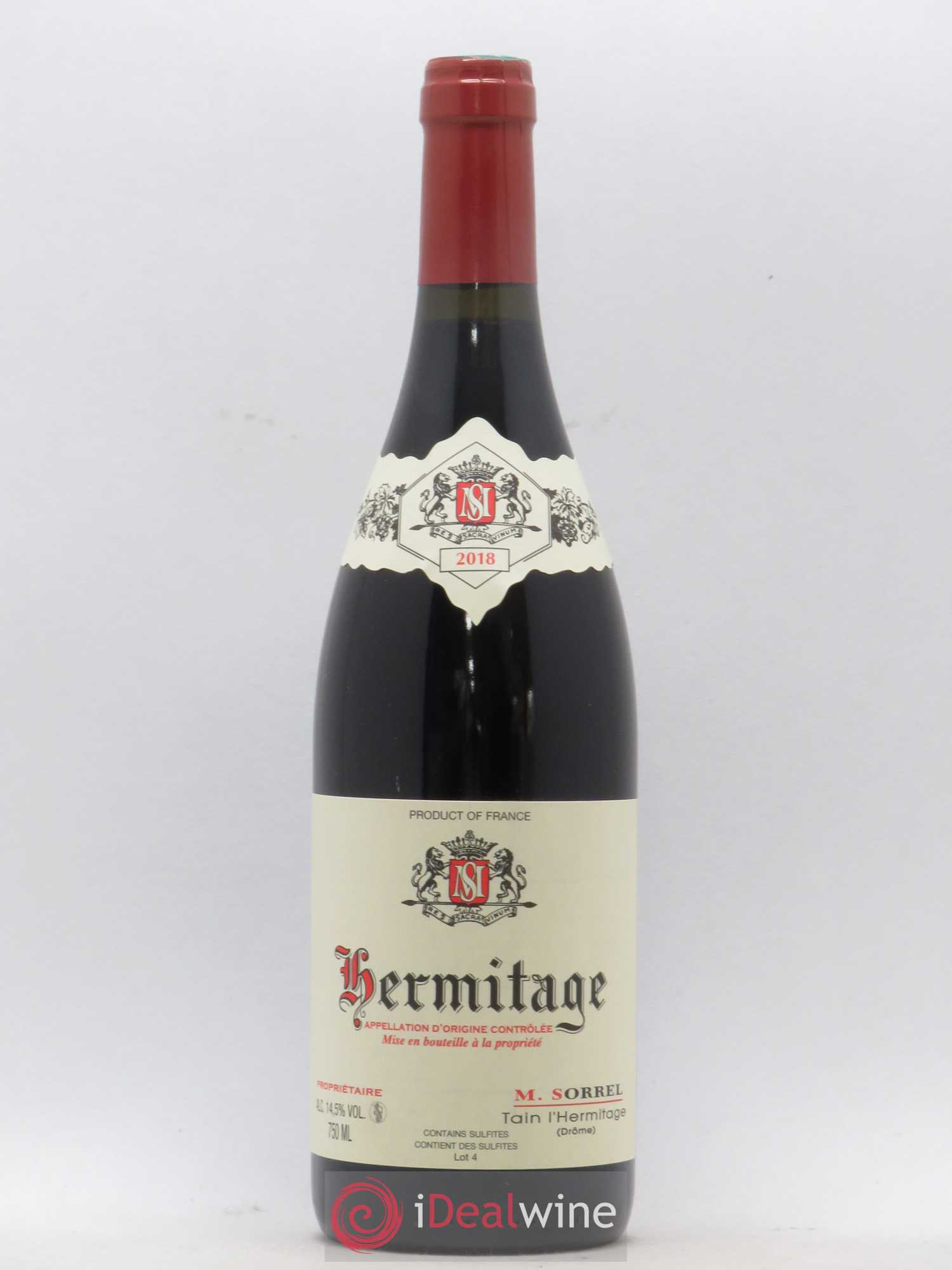 Hermitage Marc Sorrel 2018 - Lot de 1 bouteille - 0