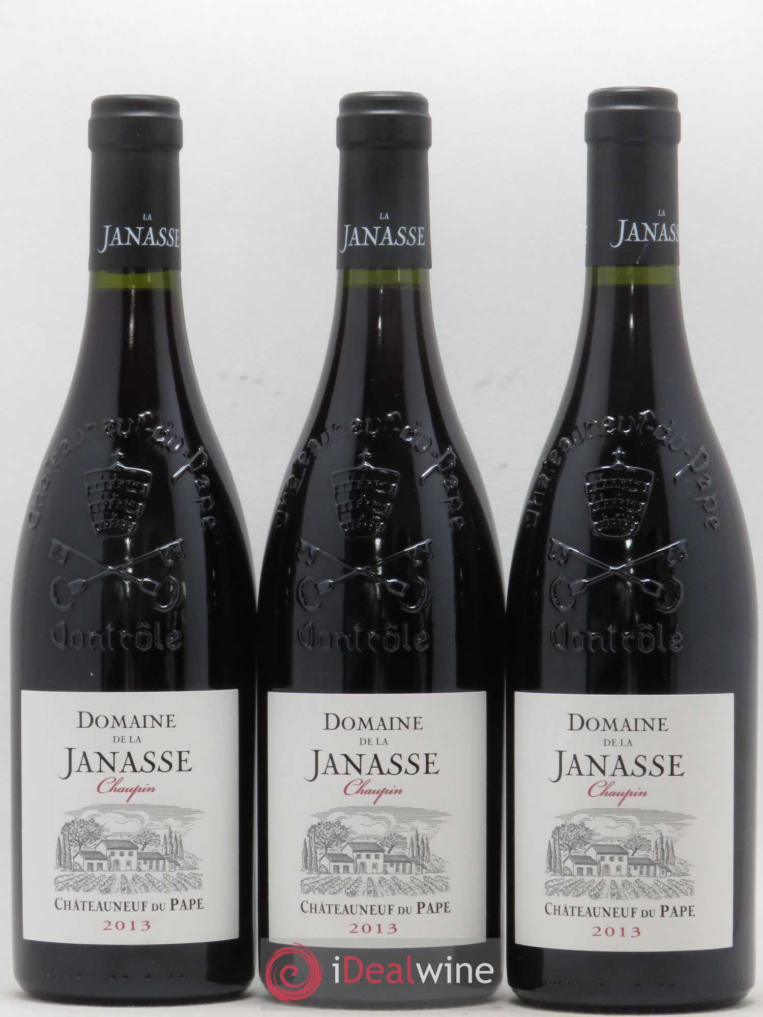 Châteauneuf-du-Pape Cuvée Chaupin La Janasse (Domaine de) 2013 - Lot de 3 bouteilles - 0