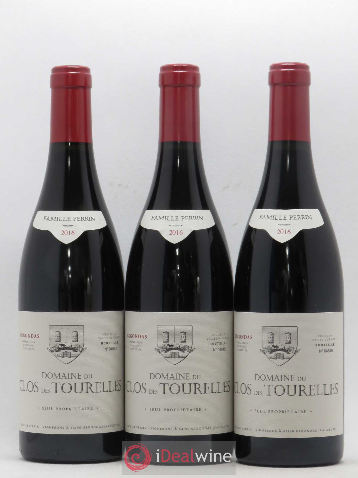 Gigondas Clos Des Tourelles (Domaine du) Famille Perrin 2016 - Lot de 6 bouteilles - 1