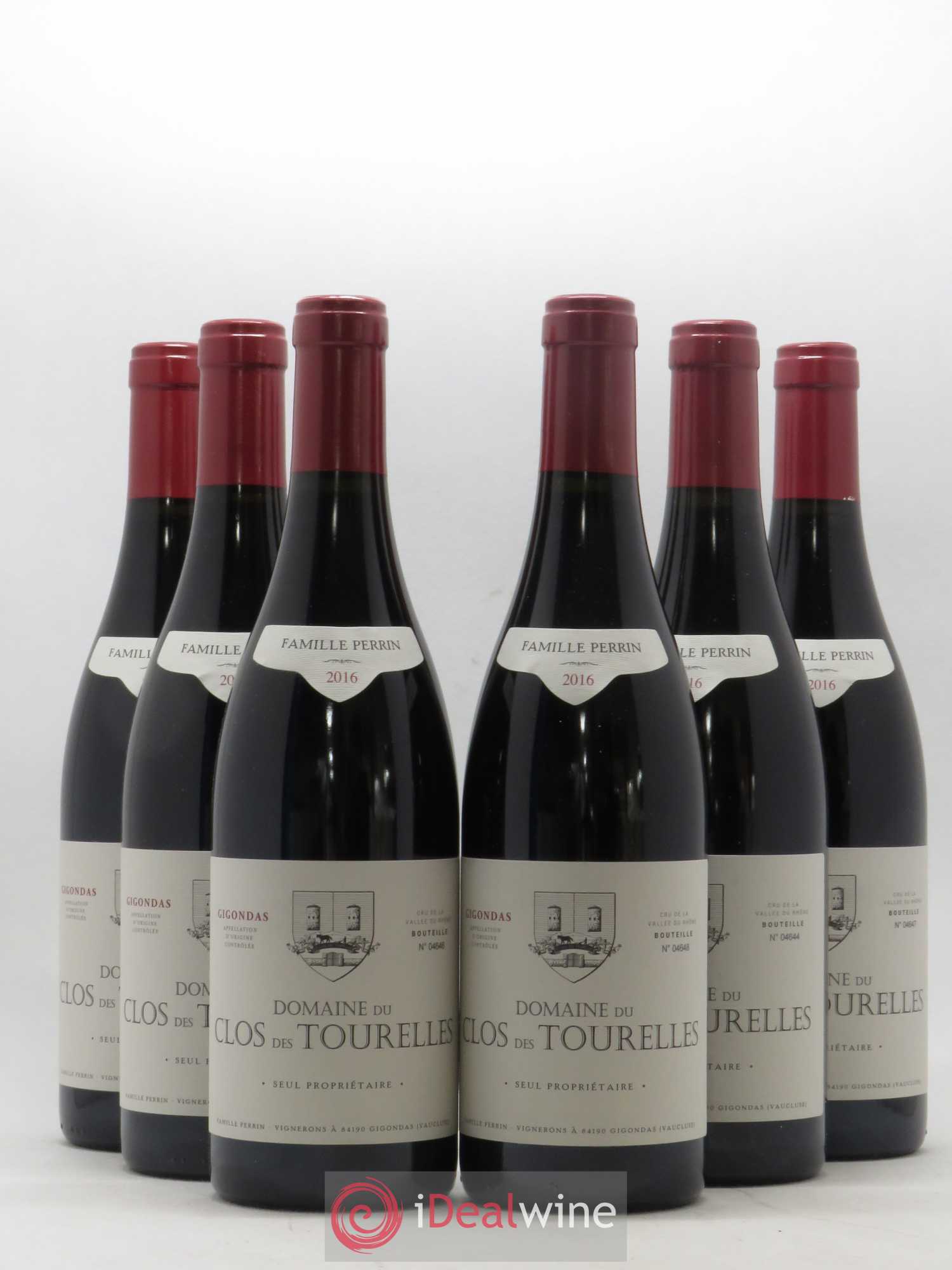 Gigondas Clos Des Tourelles (Domaine du) Famille Perrin 2016 - Lot de 6 bouteilles - 0