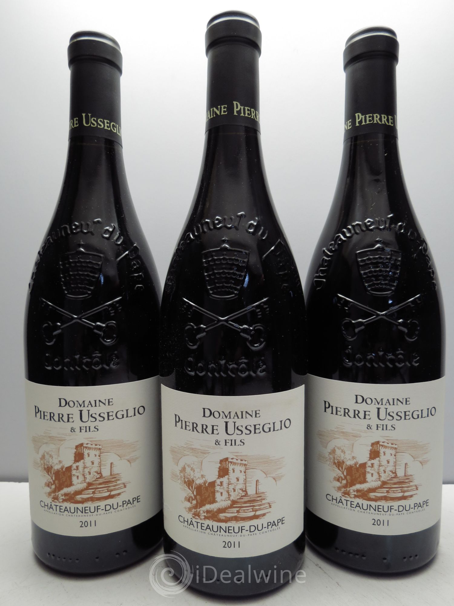 Châteauneuf-du-Pape Tradition Pierre Usseglio & Fils (sans prix de réserve/no reserve) 2011 - Posten von 3 Flaschen - 0