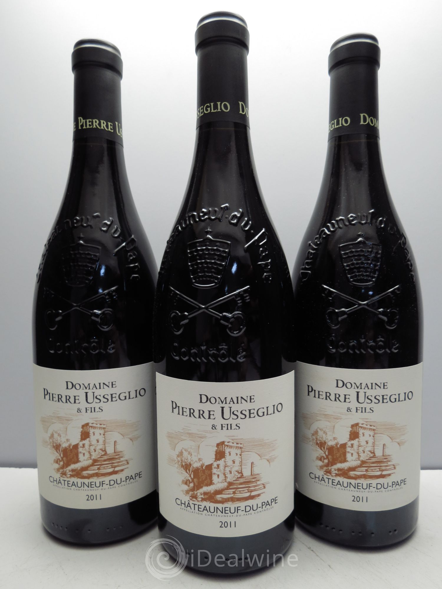 Châteauneuf-du-Pape Tradition Pierre Usseglio & Fils (sans prix de réserve/no reserve) 2011 - Posten von 3 Flaschen - 0