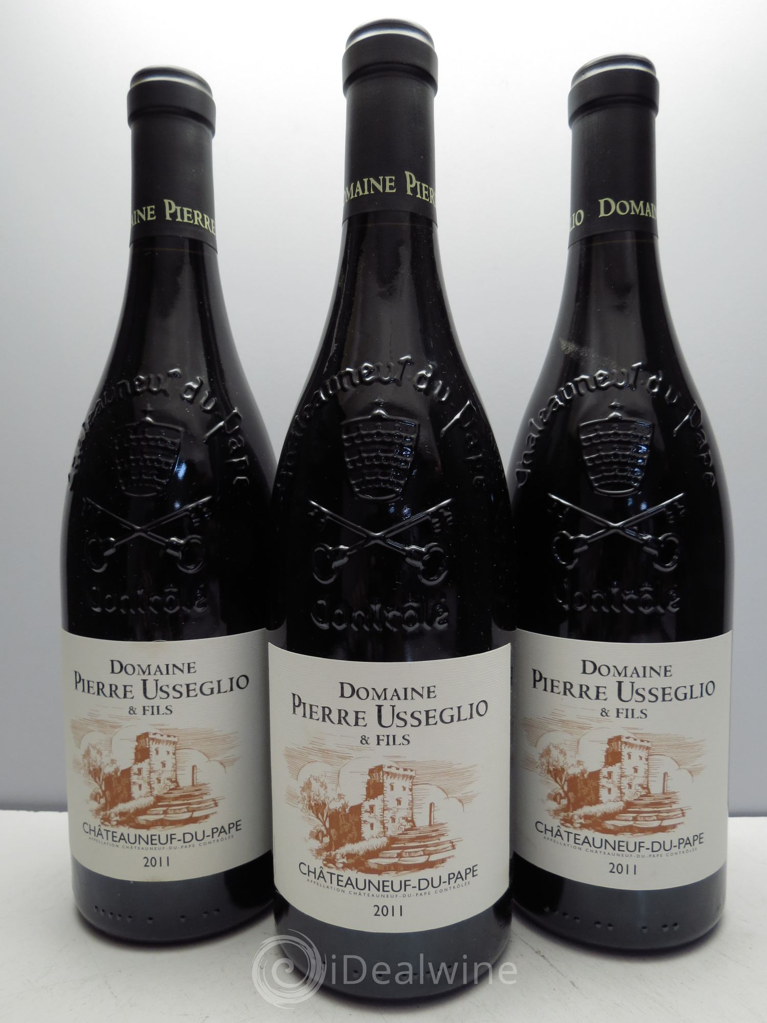 Châteauneuf-du-Pape Tradition Pierre Usseglio & Fils (sans prix de réserve/no reserve) 2011 - Posten von 3 Flaschen - 0