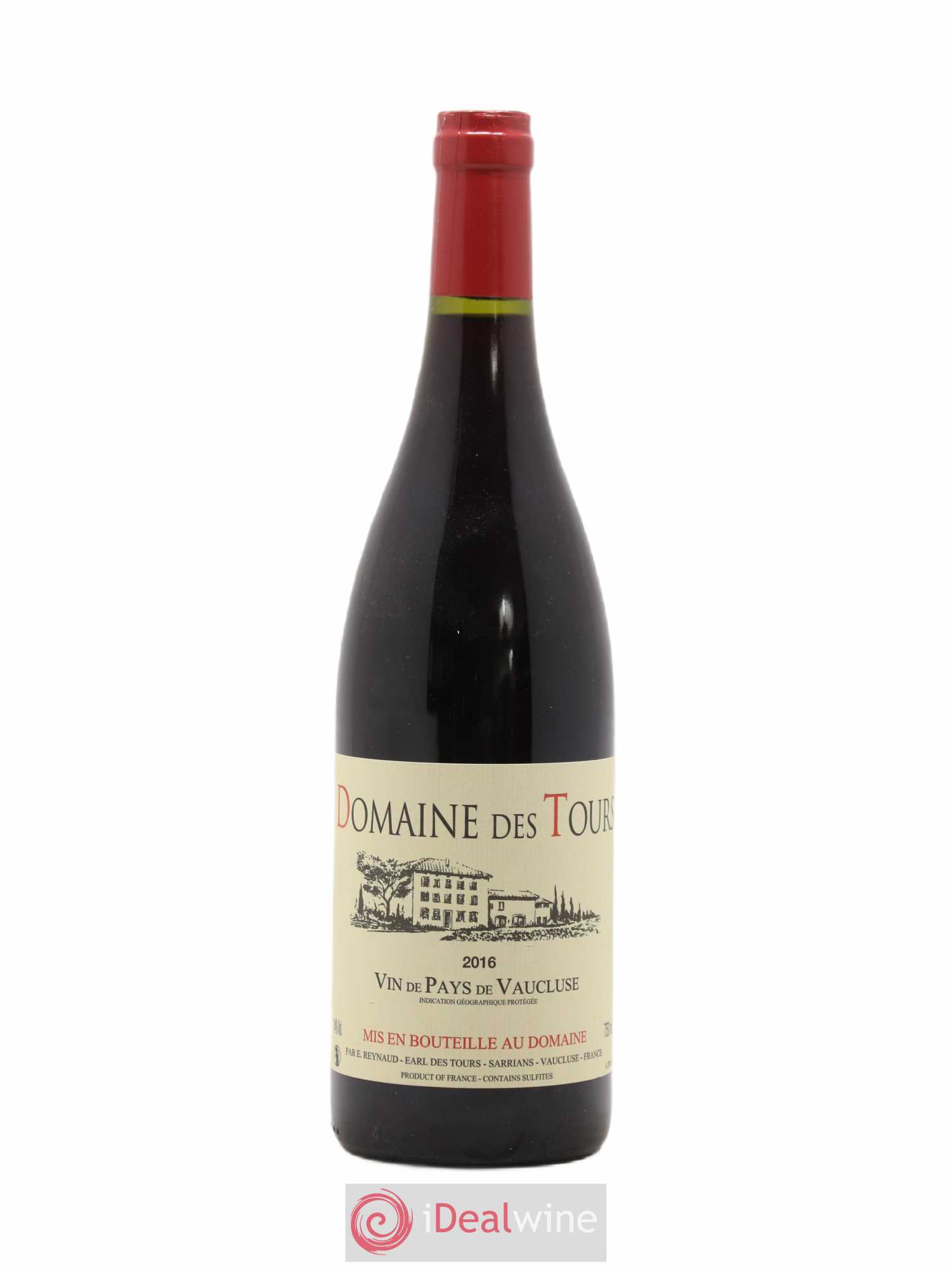 Vaucluse (Vin de Pays de Vaucluse) Domaine des Tours Emmanuel Reynaud 2016 - Lot de 1 bouteille - 0