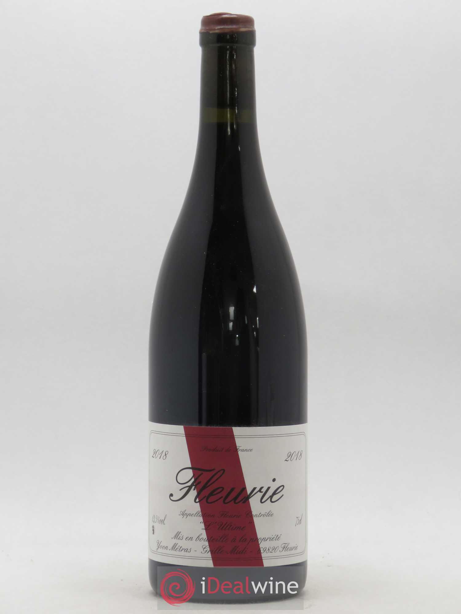 Fleurie l'Ultime Yvon Métras 2018 - Lot de 1 bouteille - 0