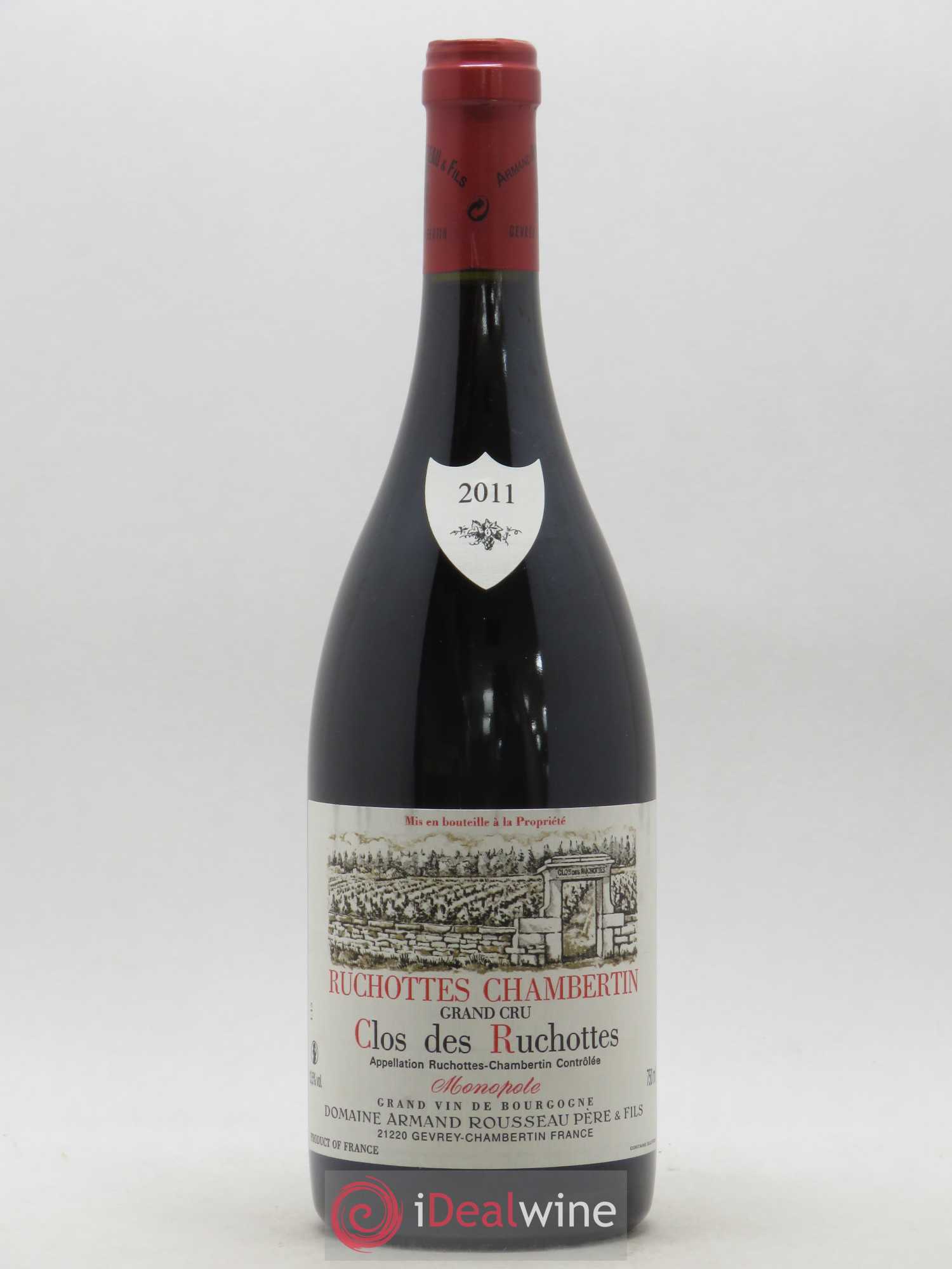 Ruchottes-Chambertin Grand Cru Clos des Ruchottes Armand Rousseau (Domaine) 2011 - Lot de 1 bouteille - 0