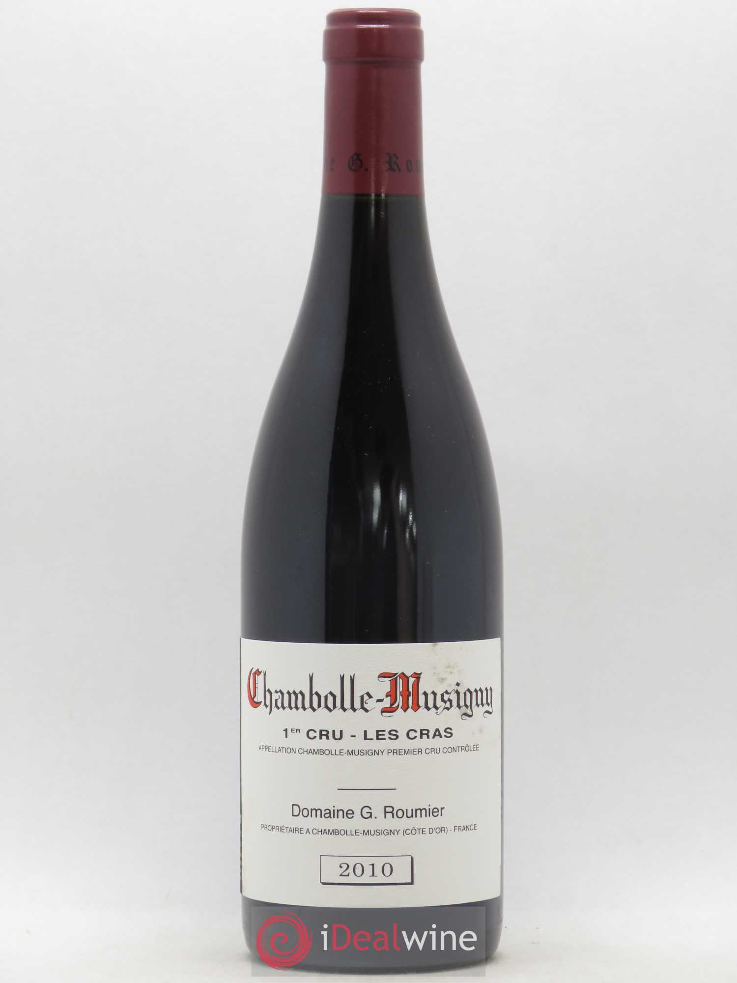 Chambolle-Musigny 1er Cru Les Cras Georges Roumier (Domaine) 2010 - Lot de 1 bouteille - 0