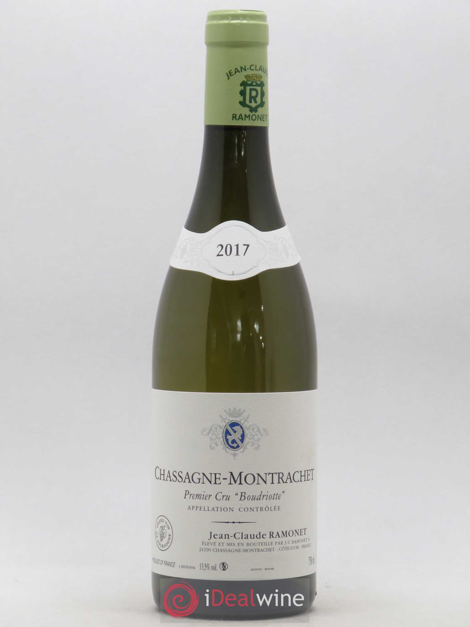 Chassagne-Montrachet 1er Cru Boudriotte Ramonet (Domaine) 2017 - Lot de 1 bouteille - 0