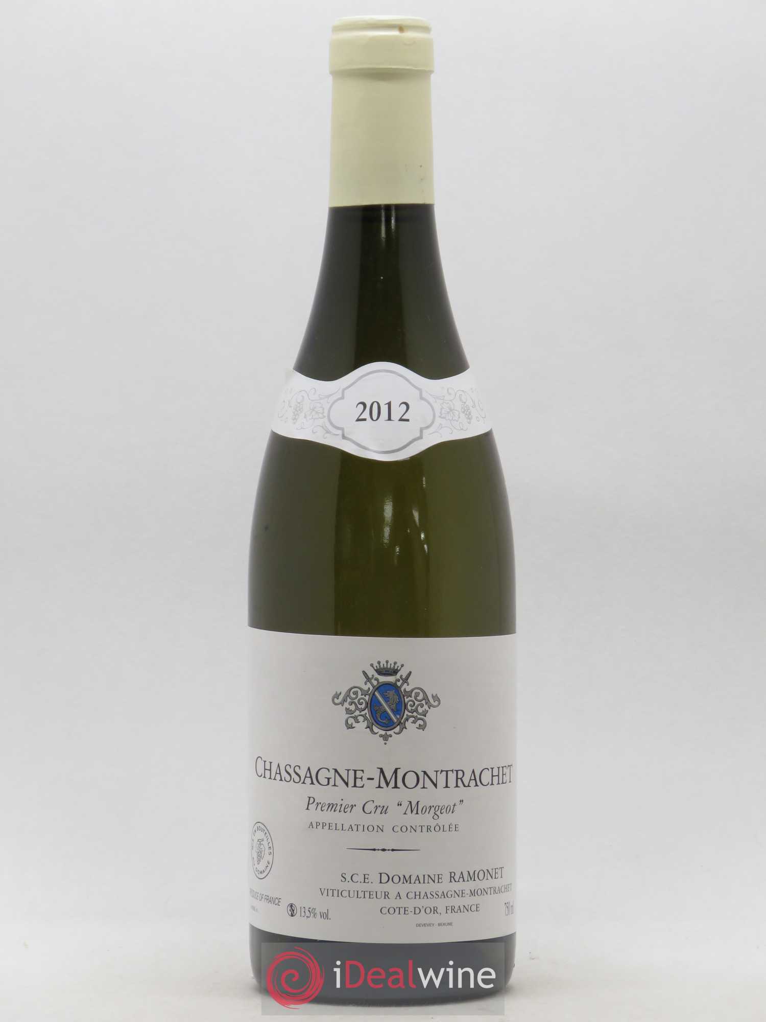 Chassagne-Montrachet 1er Cru Morgeot Ramonet (Domaine) 2012 - Lot de 1 bouteille - 0