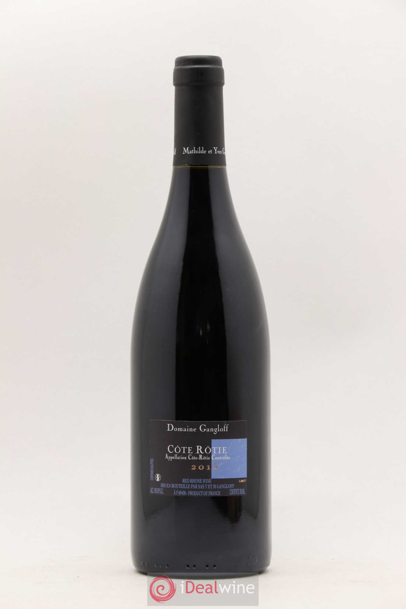 Côte-Rôtie La Barbarine Gangloff (Domaine) 2015 - Lot de 1 bouteille - 1