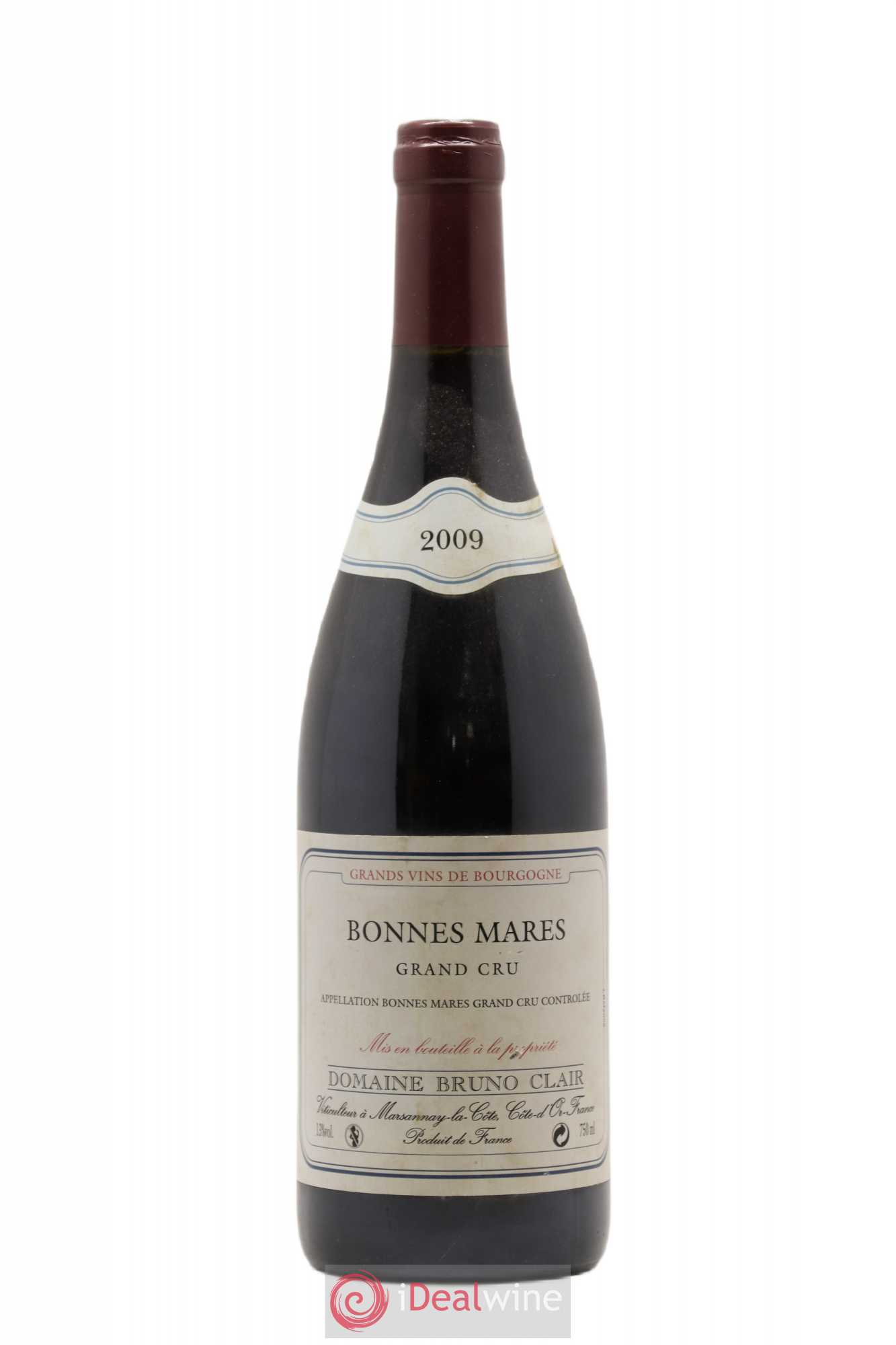 Bonnes-Mares Grand Cru Bruno Clair (Domaine) 2009 - Lot de 1 bouteille - 0