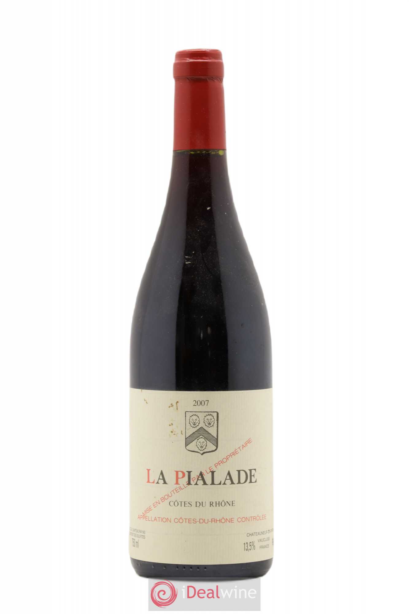 Côtes-du-Rhône La Pialade Emmanuel Reynaud 2007 - Lot de 1 bouteille - 0