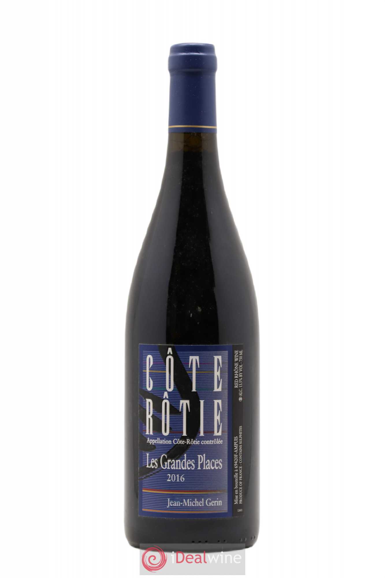 Côte-Rôtie Les Grandes Places Jean-Michel Gerin 2016 - Posten von 1 Flasche - 0