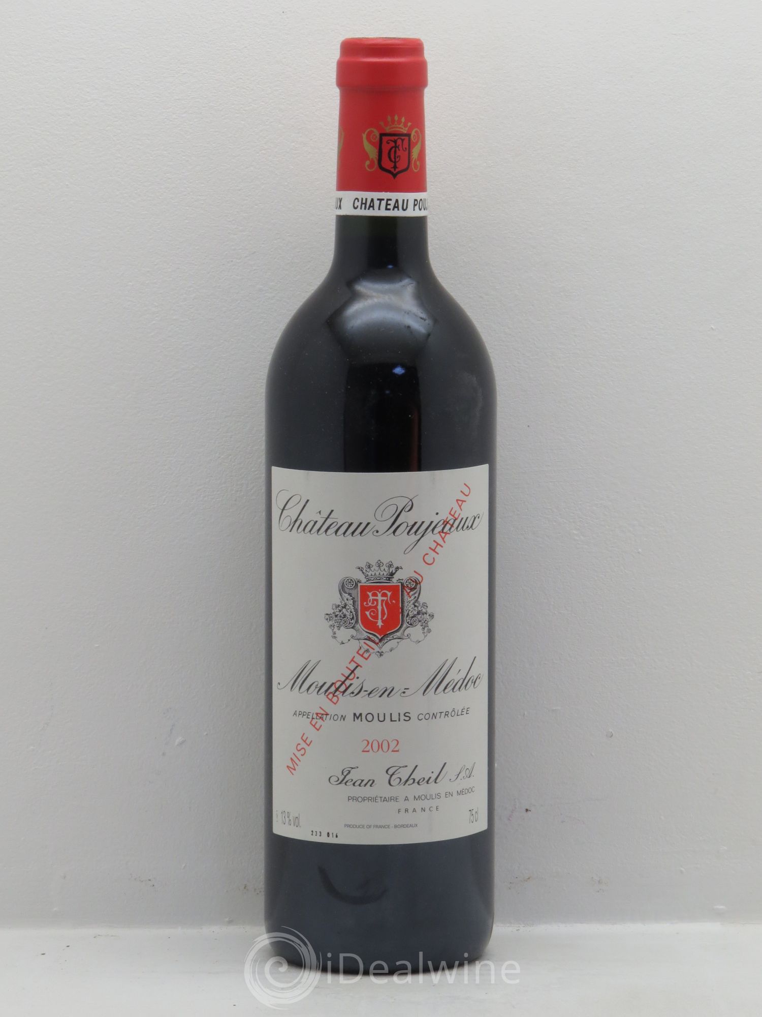 Château Poujeaux 2002 - Lot de 1 bouteille - 0