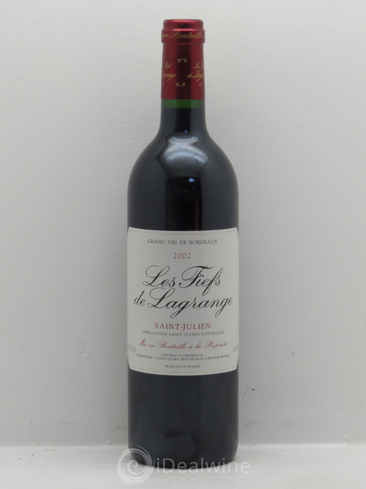 Les Fiefs de Lagrange Second Vin 2002 - Lot de 1 bouteille - 0