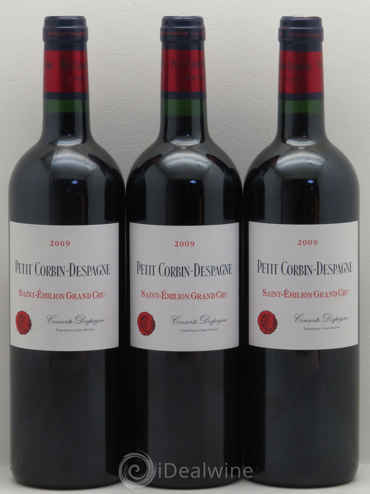 Petit Corbin Despagne Second Vin 2005 - Lot de 3 bouteilles - 0