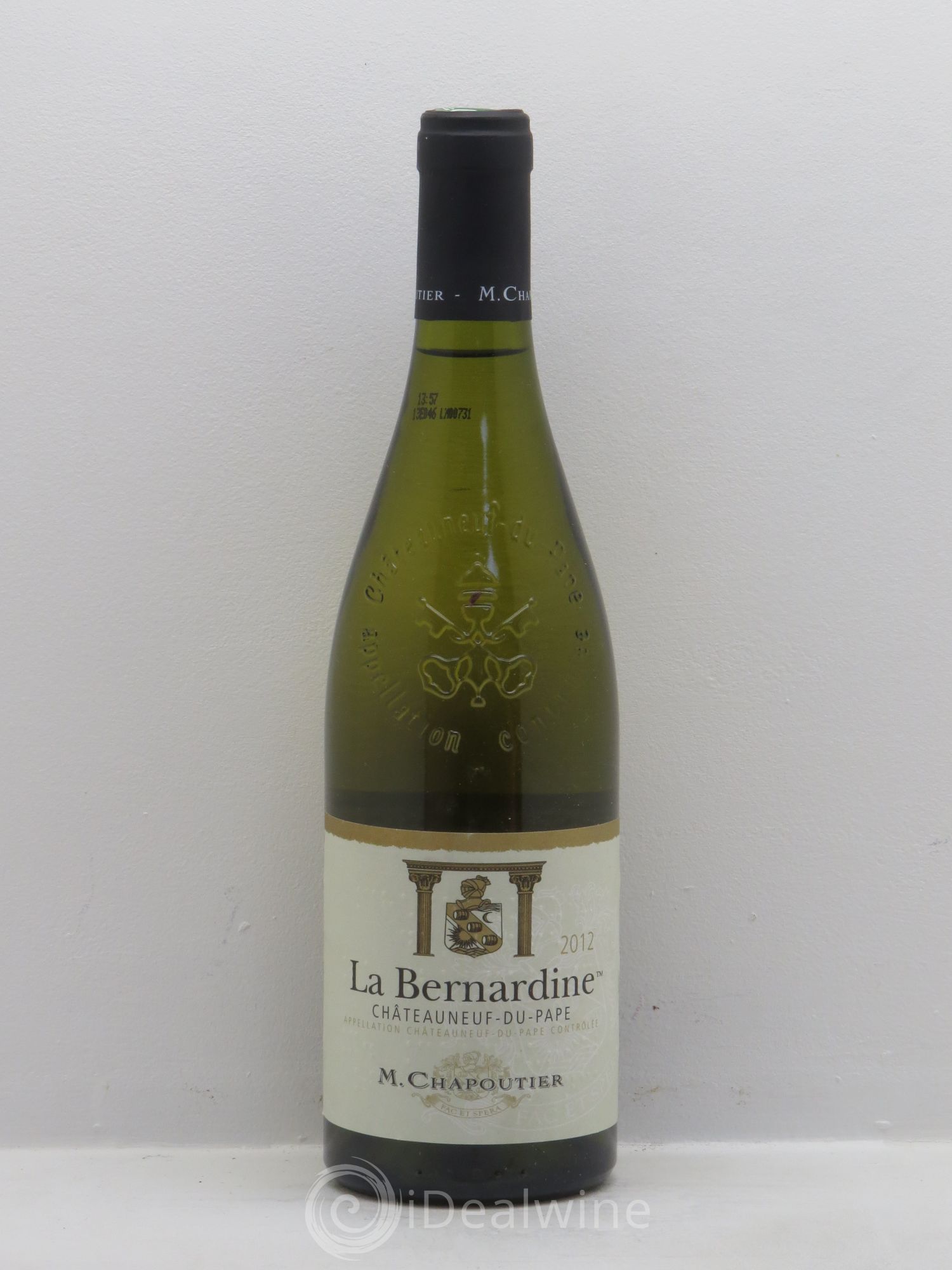 Châteauneuf-du-Pape La Bernardine Chapoutier 2012 - Lot de 1 bouteille - 0