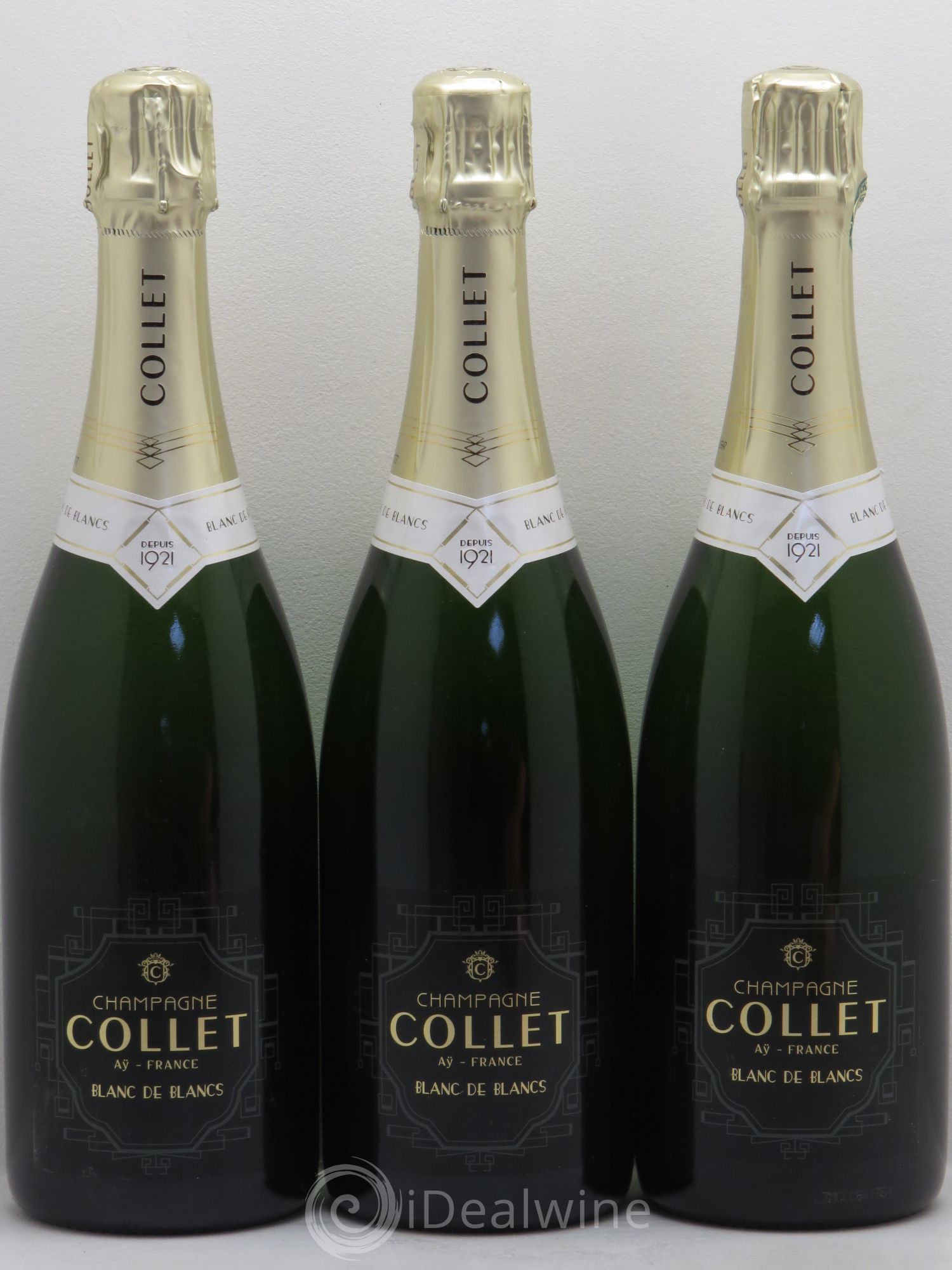 Champagne Collet Blancs de Blanc - Lot de 3 bouteilles - 0