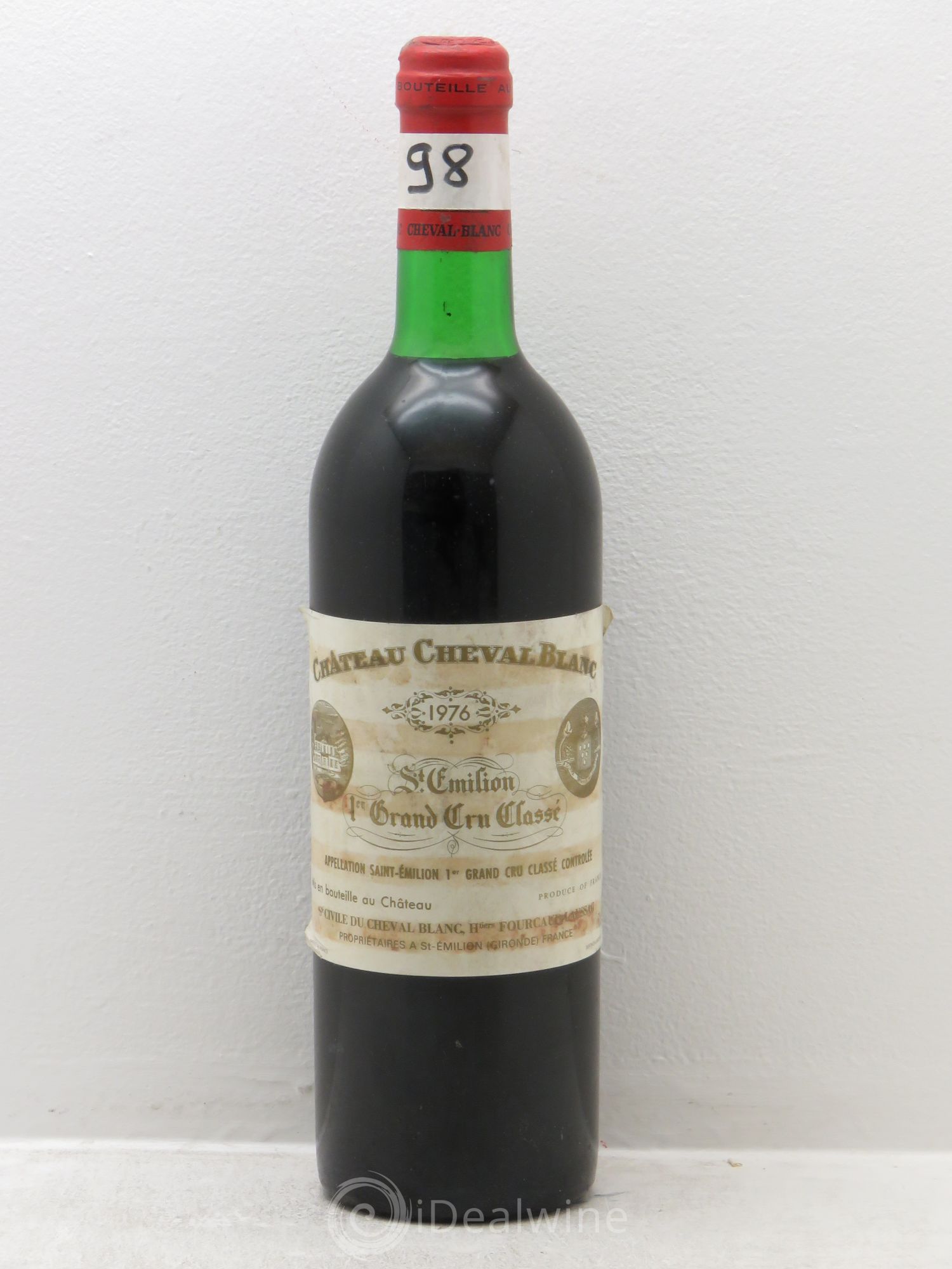 Château Cheval Blanc 1er Grand Cru Classé A 1976 - Lot de 1 bouteille - 0
