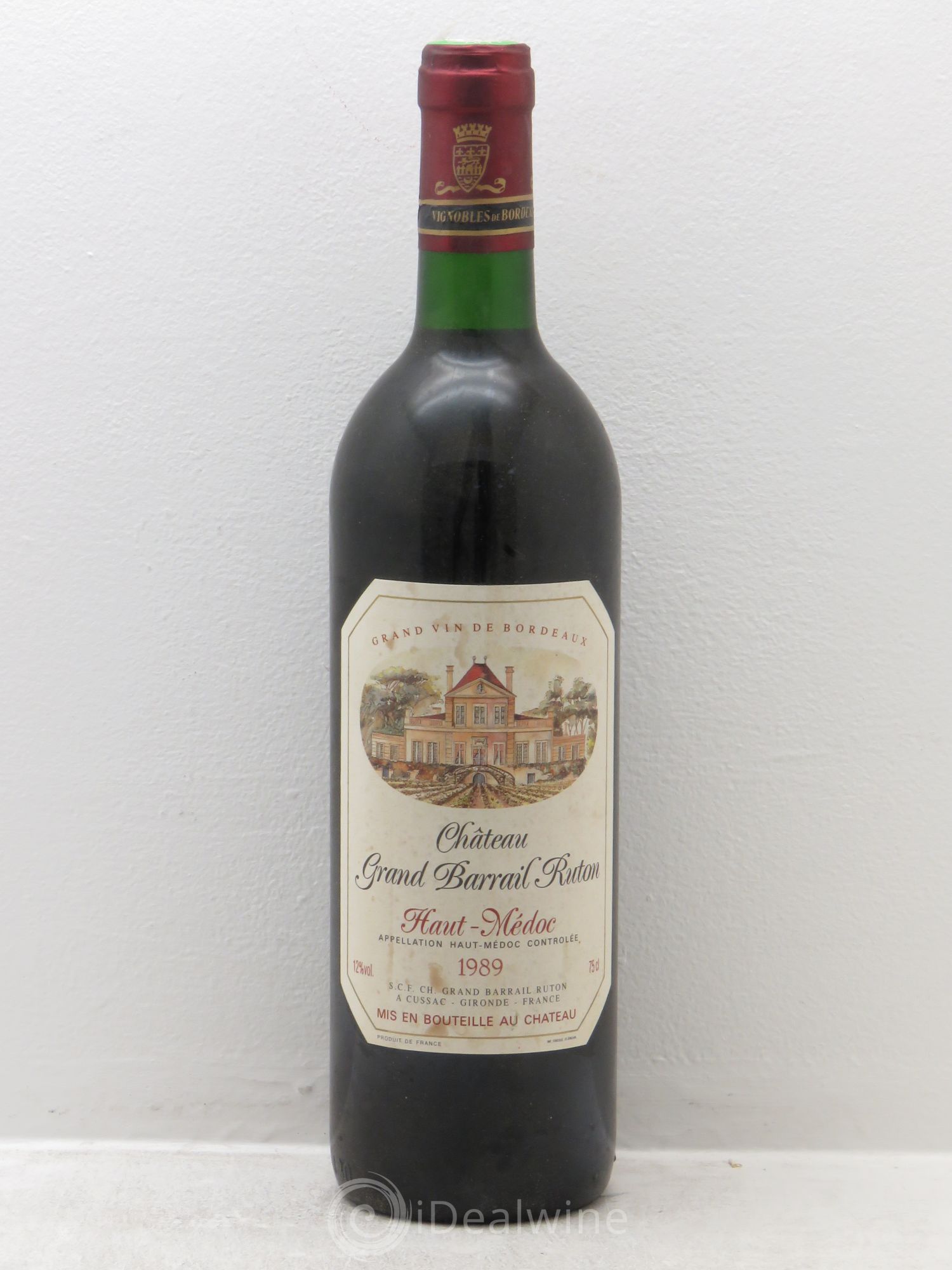 Haut Médoc Château Grand Barrail Ruton 1989 - Lot de 1 bouteille - 0