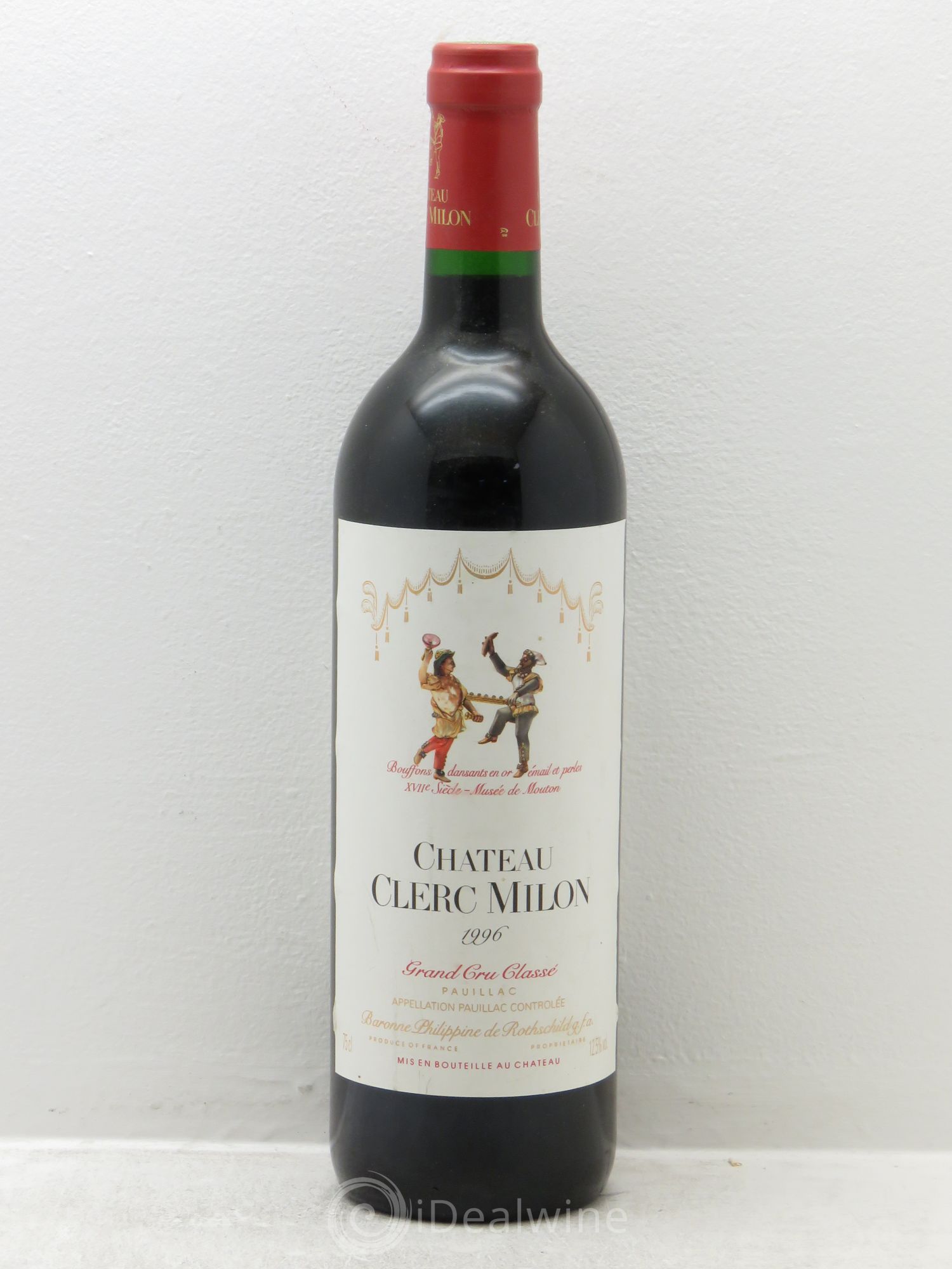 Château Clerc Milon 5ème Grand Cru Classé 1996 - Lot de 1 bouteille - 0