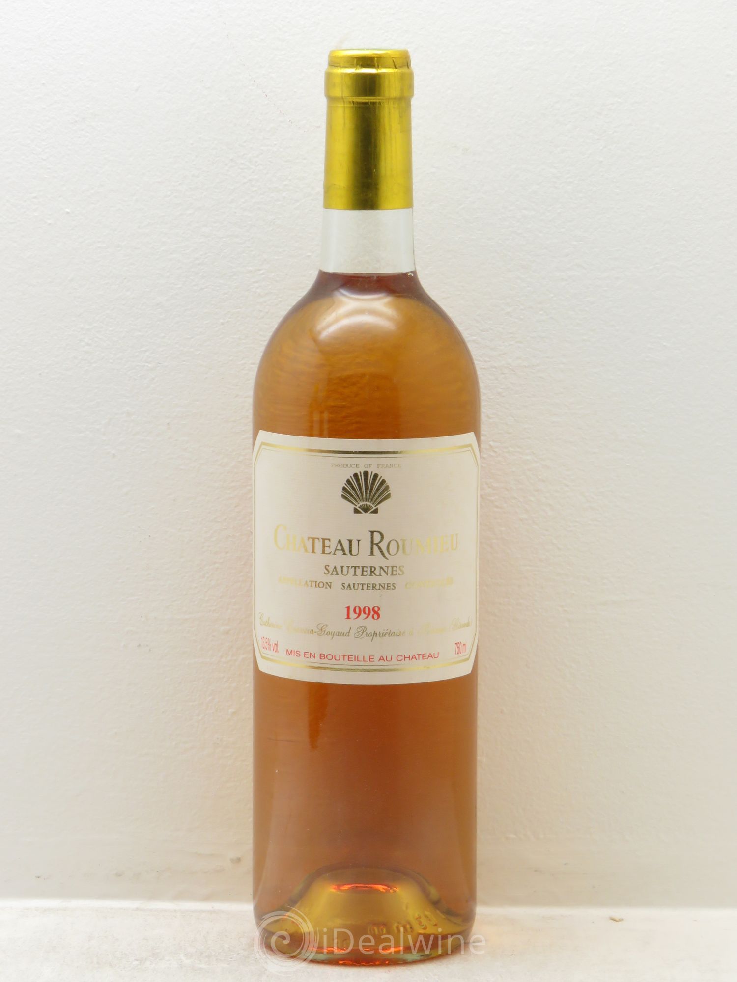Sauternes Château Roumieu 1998 - Posten von 6 Flaschen - 0