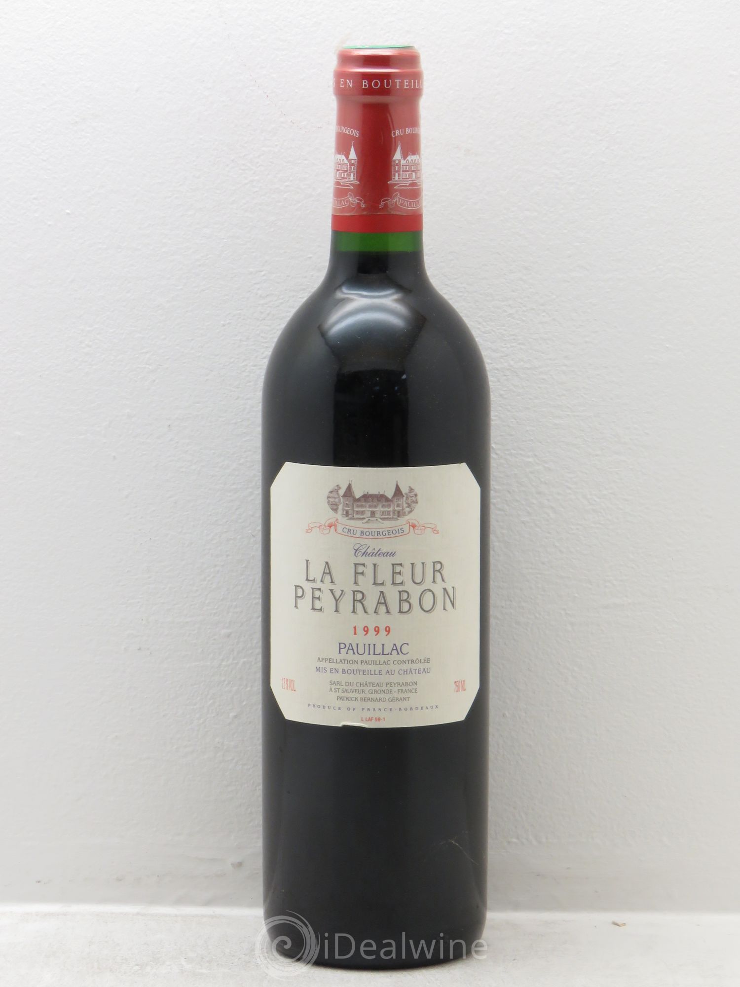 Château La Fleur Peyrabon Cru Bourgeois 1999 - Lot de 1 bouteille - 0