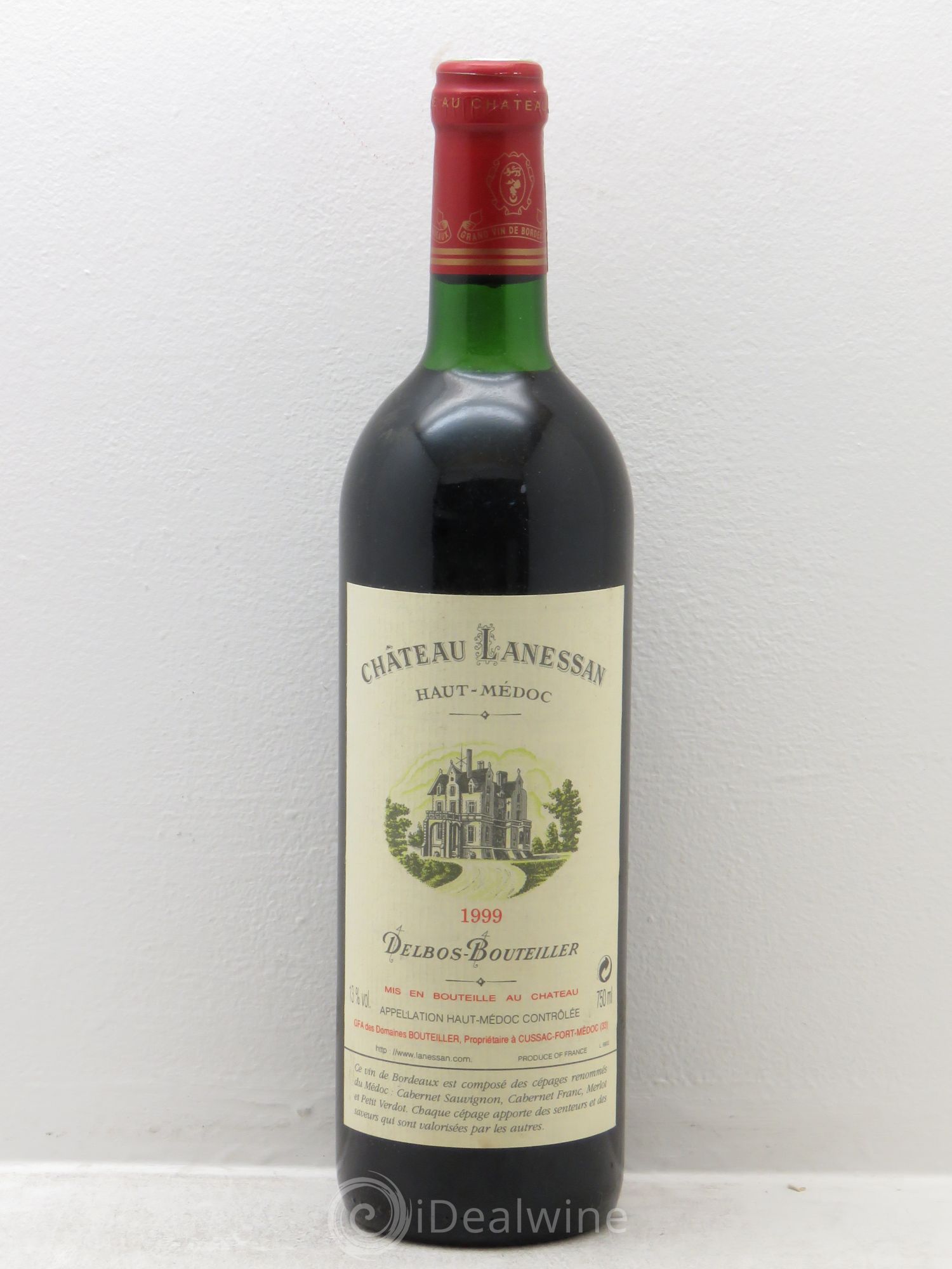 Château Lanessan Cru Bourgeois 1999 - Lot de 1 bouteille - 0