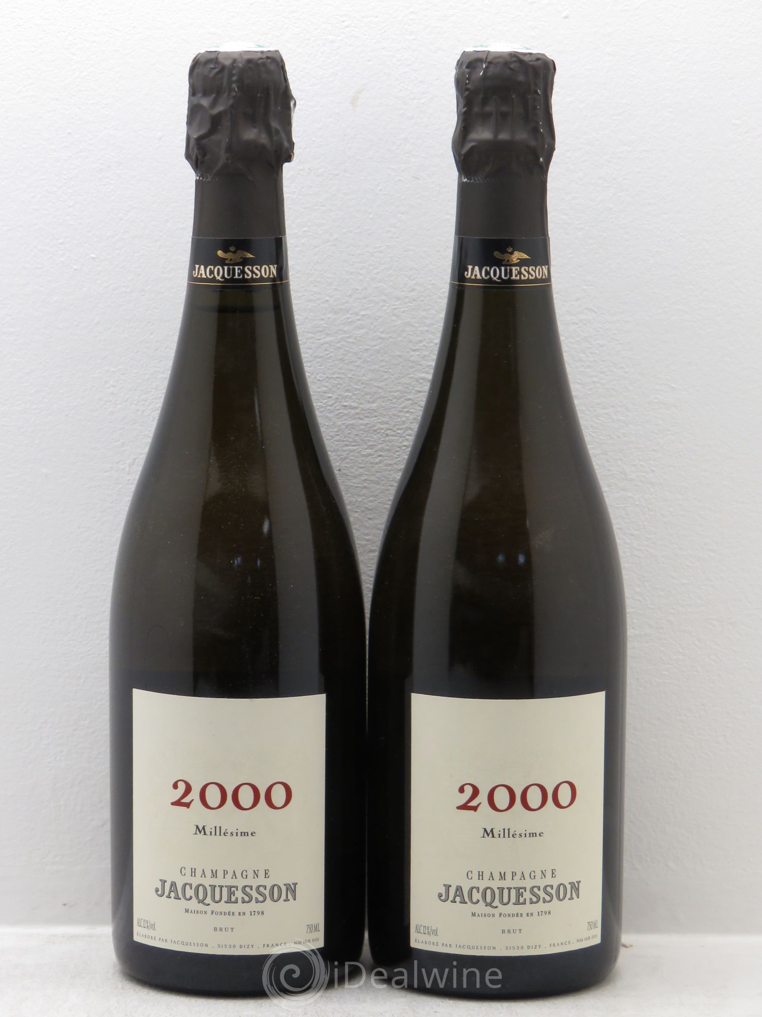 Millésimé Jacquesson 2000 - Lot de 2 bouteilles - 0