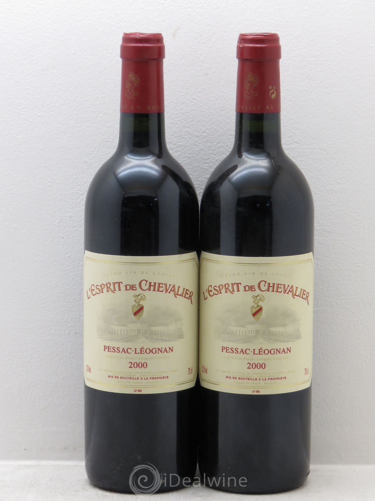 Esprit de Chevalier Second Vin 2000 - Lot de 2 bouteilles - 0