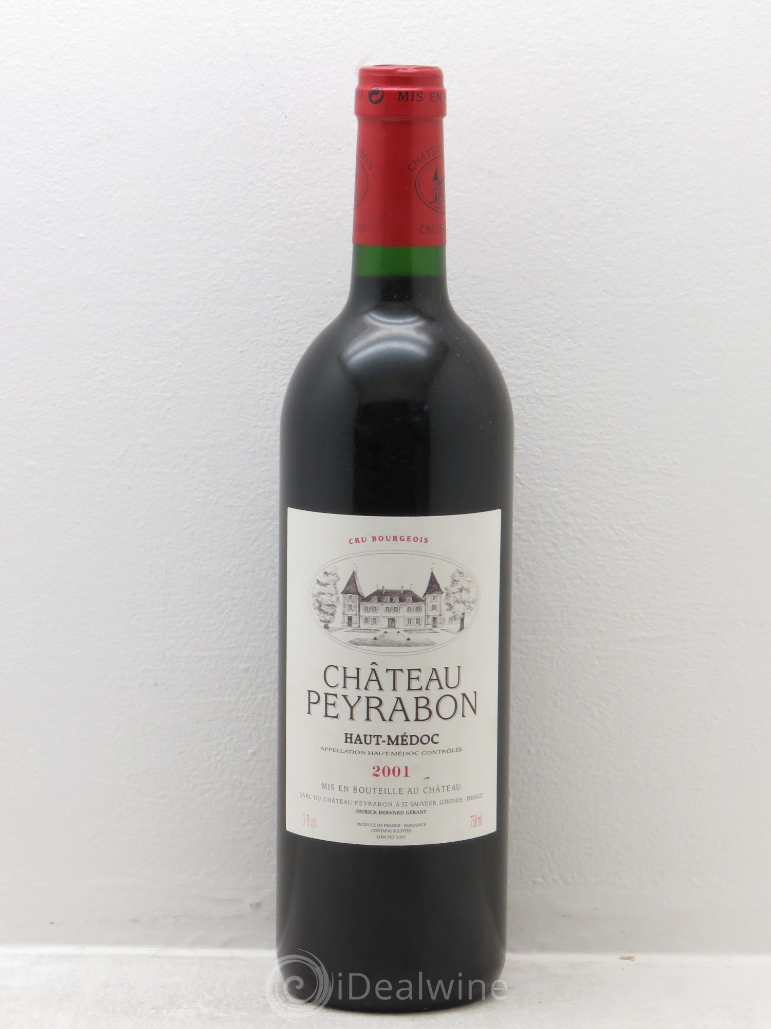 Château Peyrabon Cru Bourgeois 2001 - Lot de 1 bouteille - 0