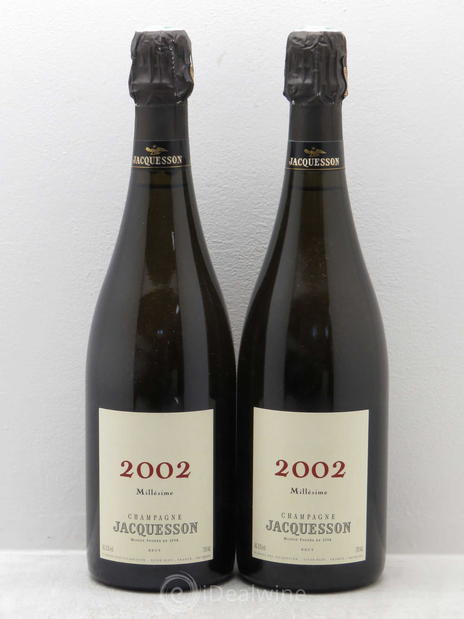Millésimé Jacquesson 2002 - Lot de 2 bouteilles - 0