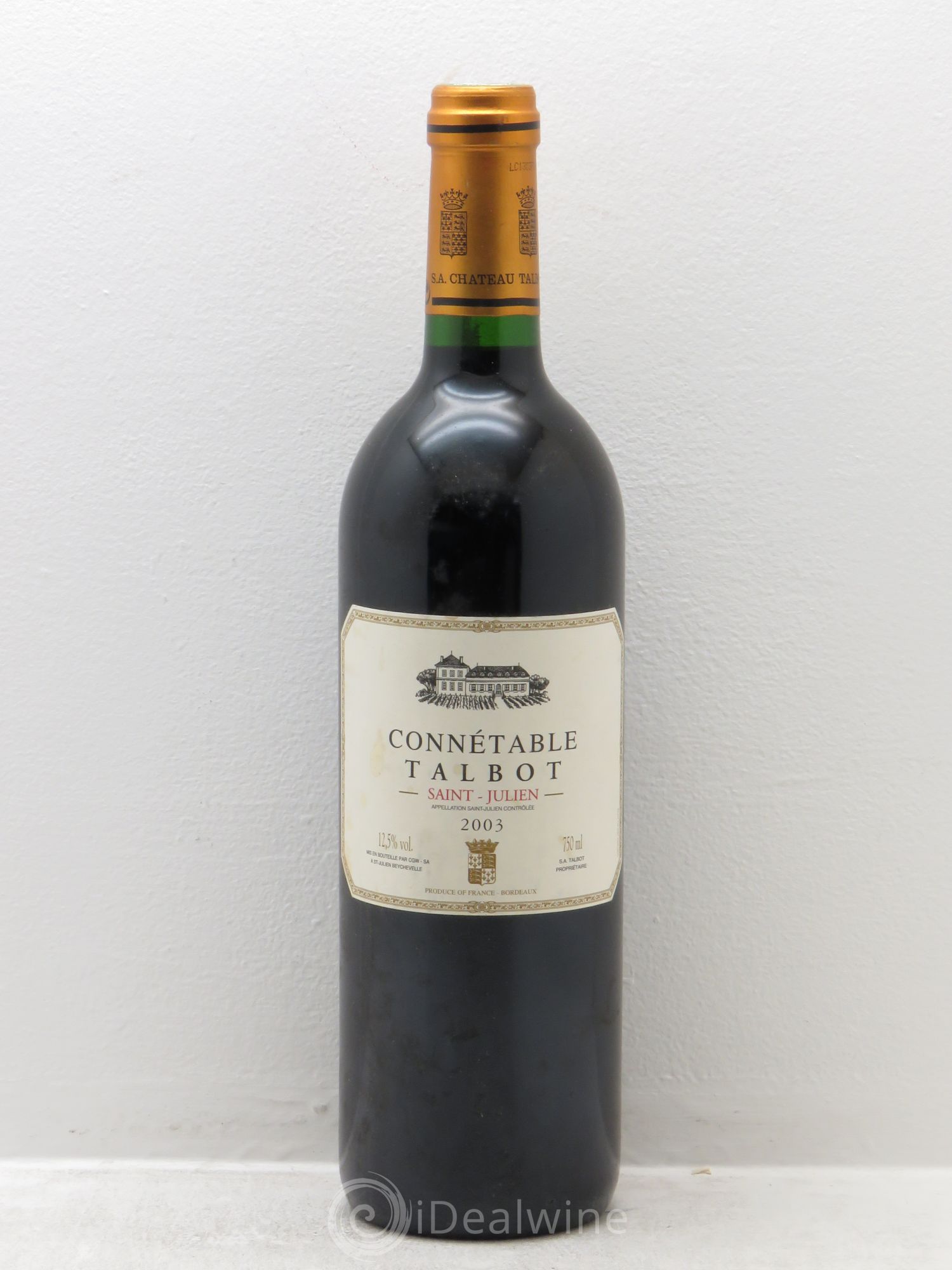 Connétable de Talbot Second Vin 2003 - Lot de 1 bouteille - 0
