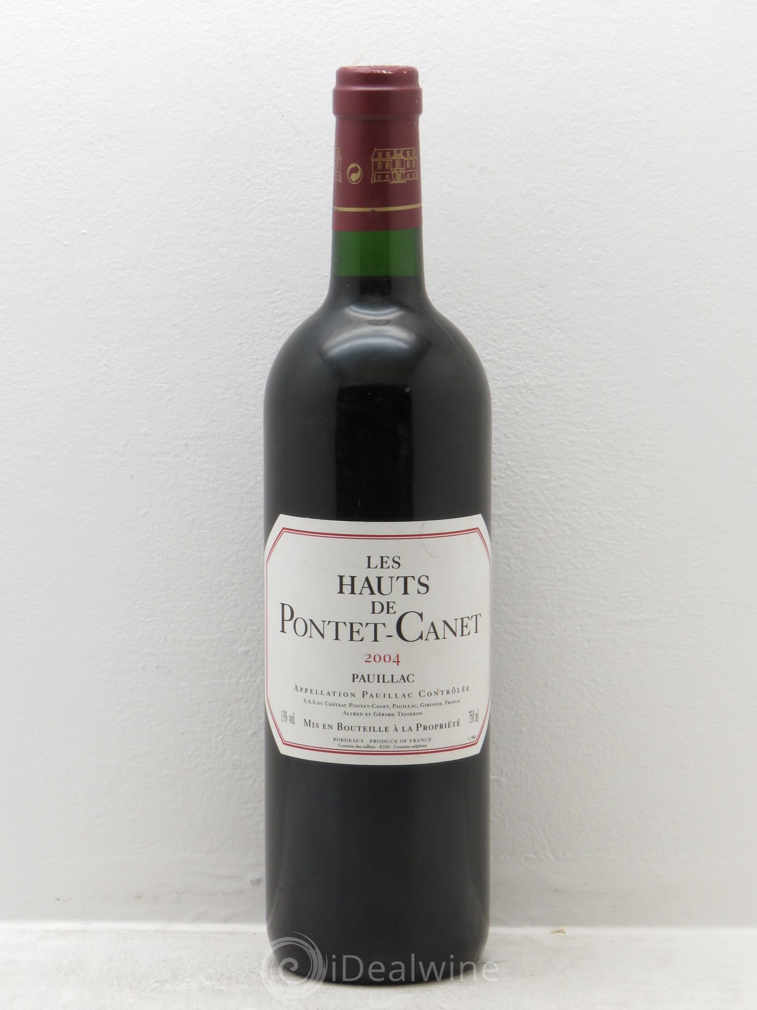 Les Hauts de Pontet-Canet Second Vin 2004 - Lot de 1 bouteille - 0