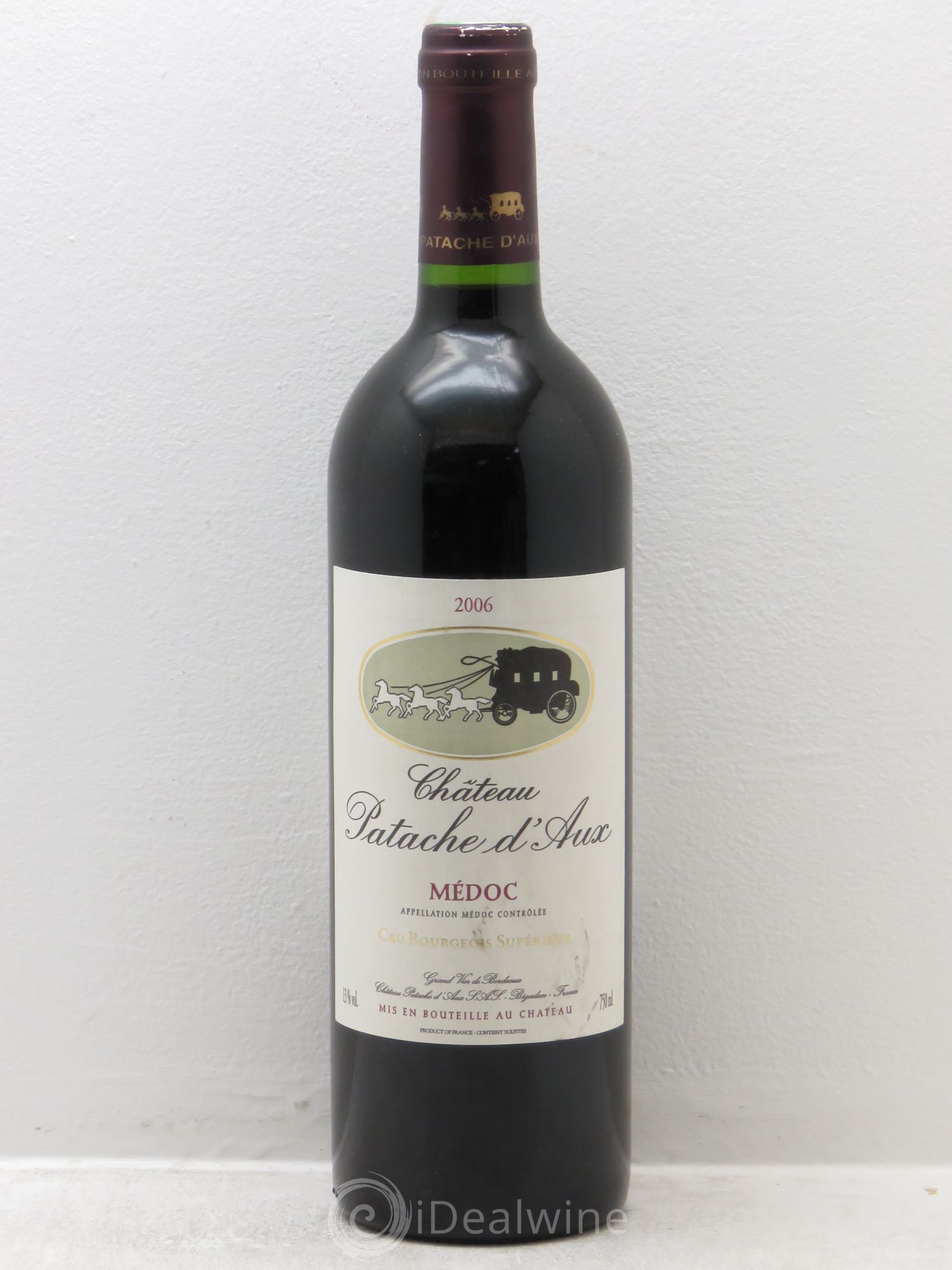 Château Patache d'Aux Cru Bourgeois 2006 - Lot de 1 bouteille - 0