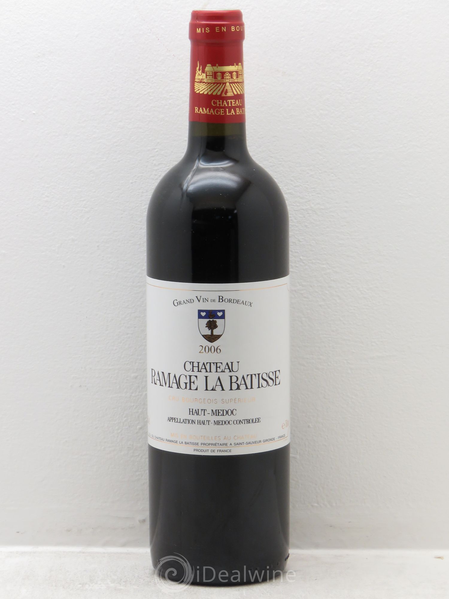 Château Ramage la Bâtisse Cru Bourgeois 2006 - Lot de 1 bouteille - 0