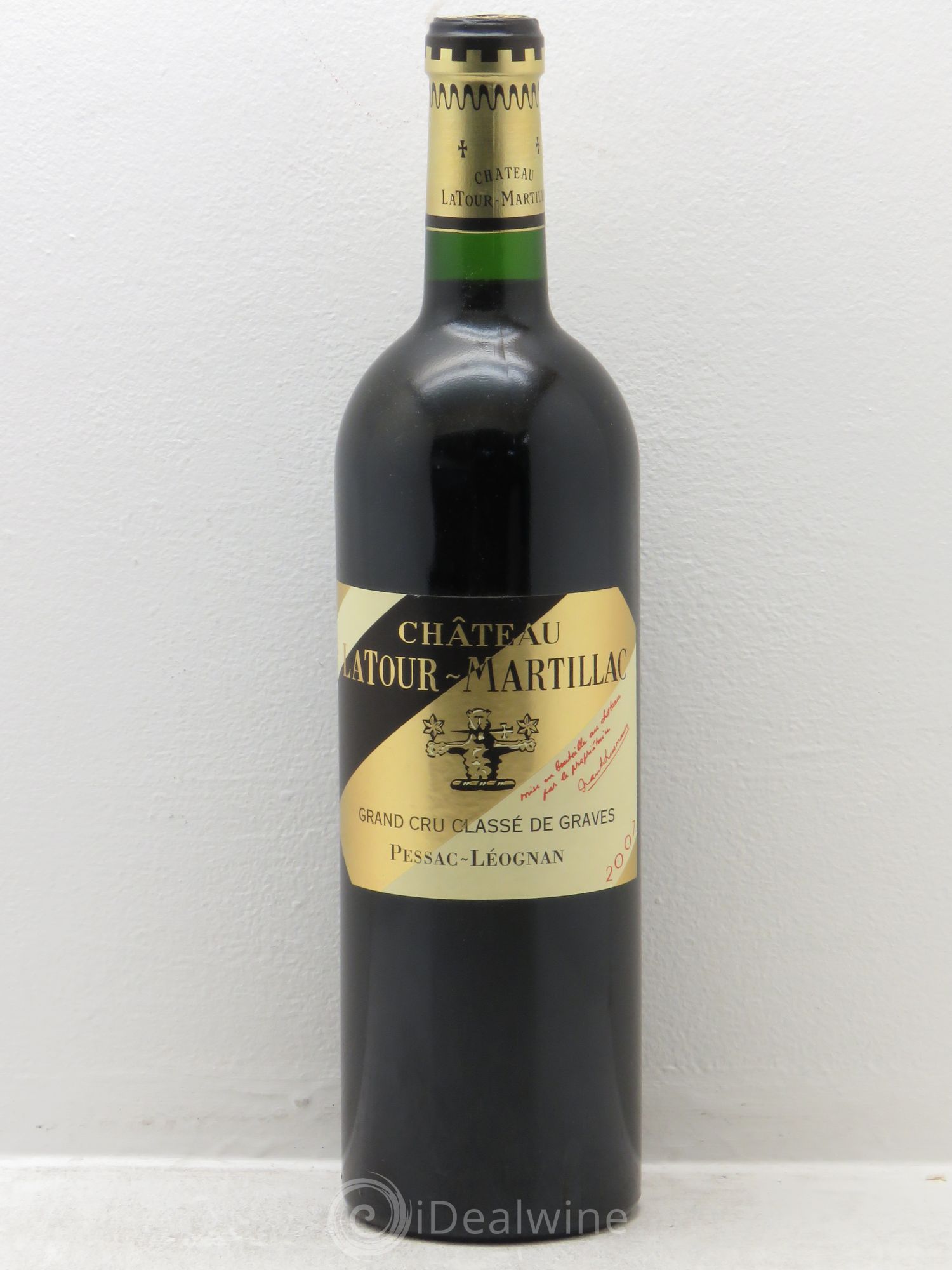 Château Latour-Martillac Cru Classé de Graves 2007 - Lot de 1 bouteille - 0