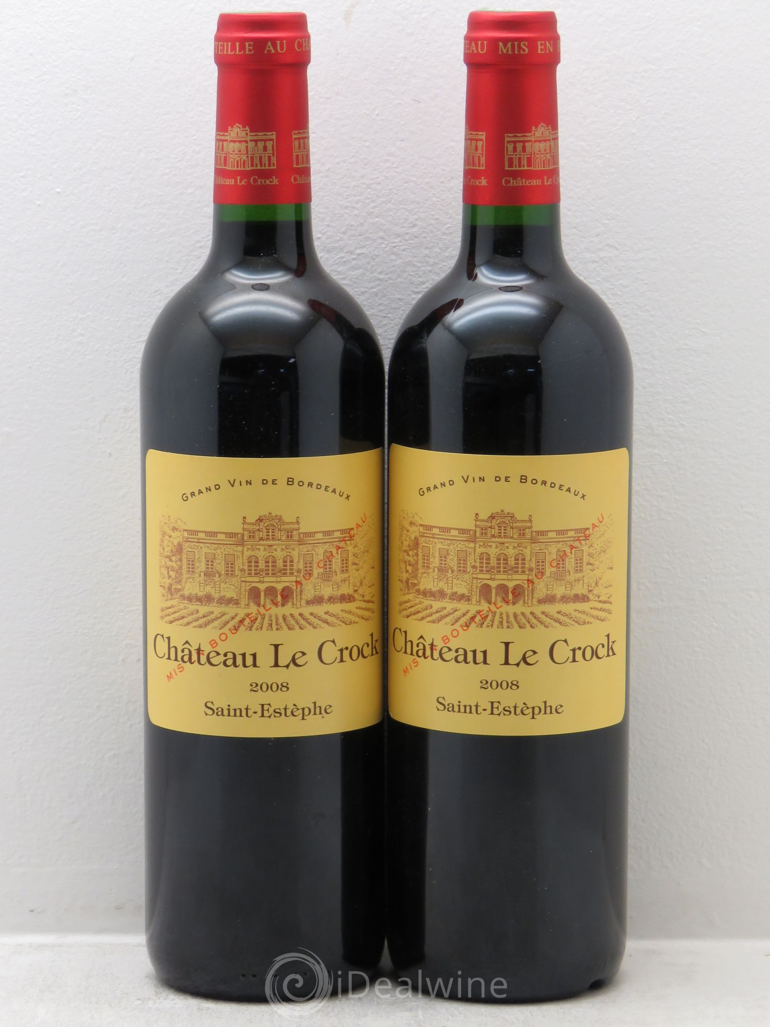 Château le Crock Cru Bourgeois 2008 - Lot de 2 bouteilles - 0