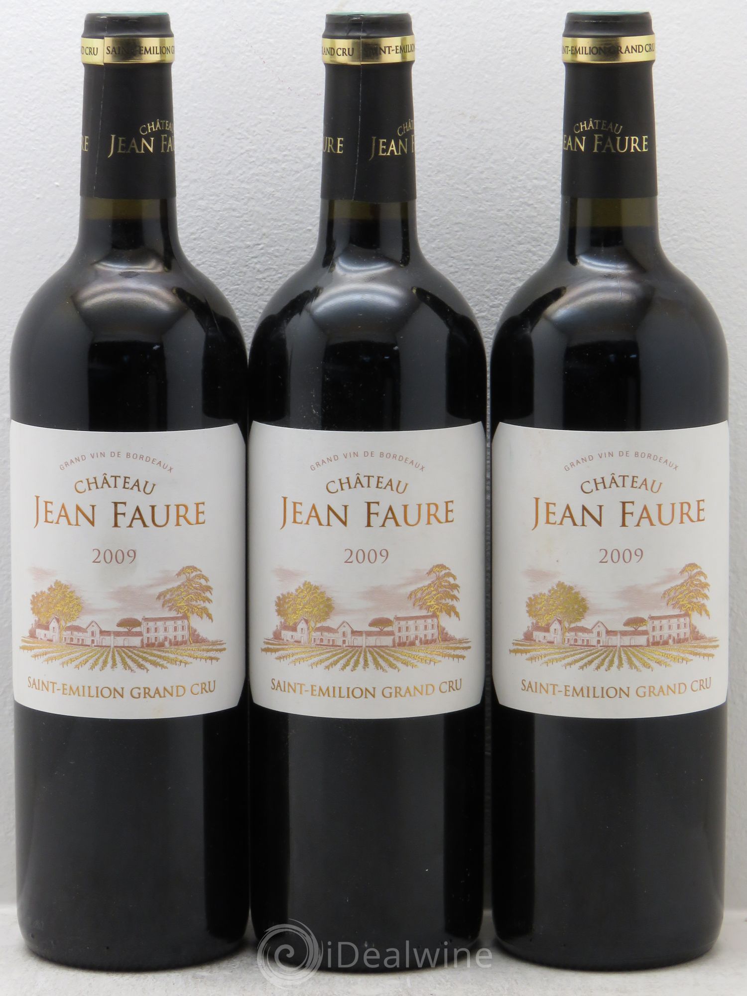 Château Jean Faure Grand Cru Classé 2009 - Lot de 3 bouteilles - 0