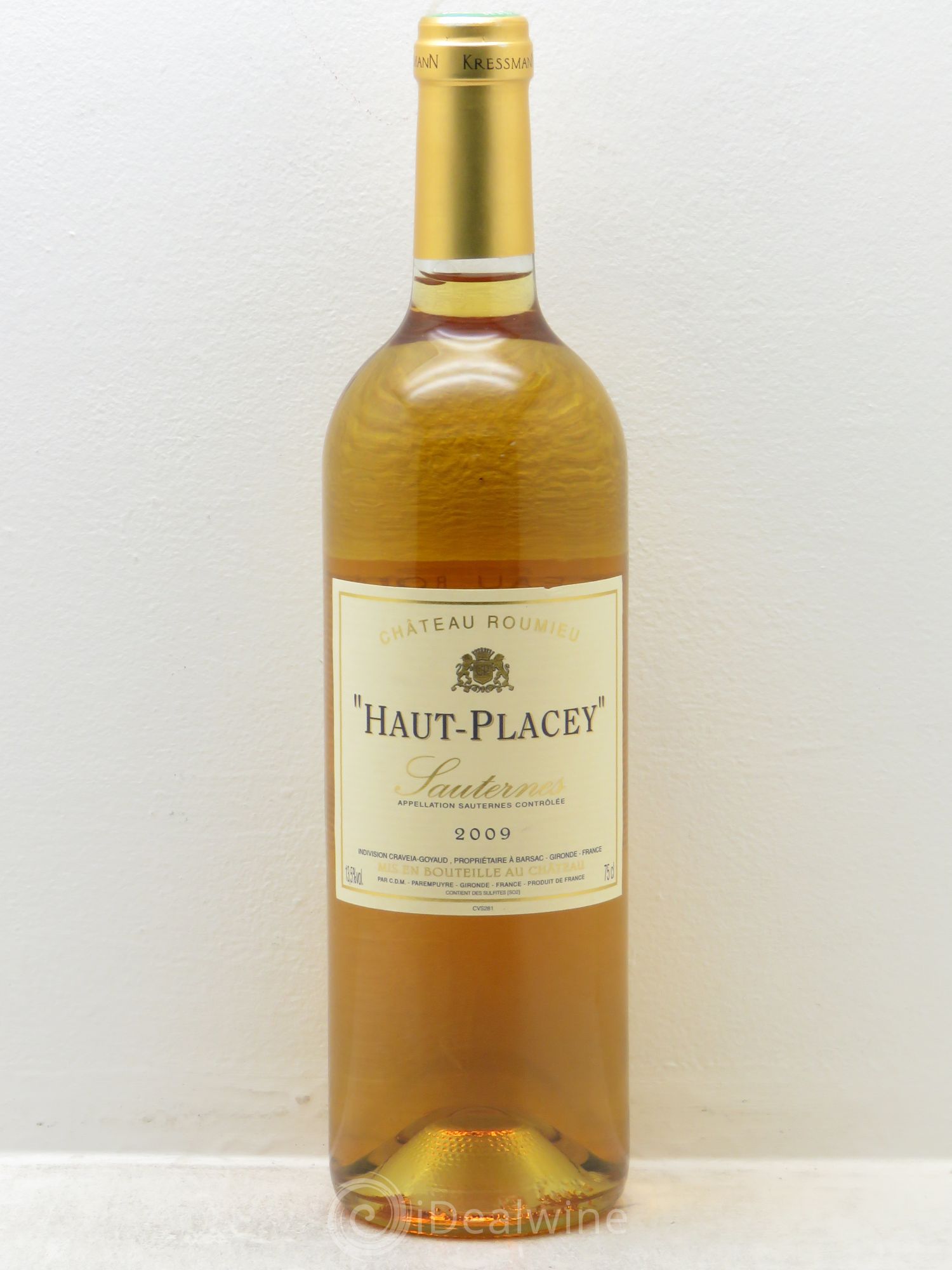 Sauternes Château Roumieu Haut Placey 2009 - Posten von 1 Flasche - 0