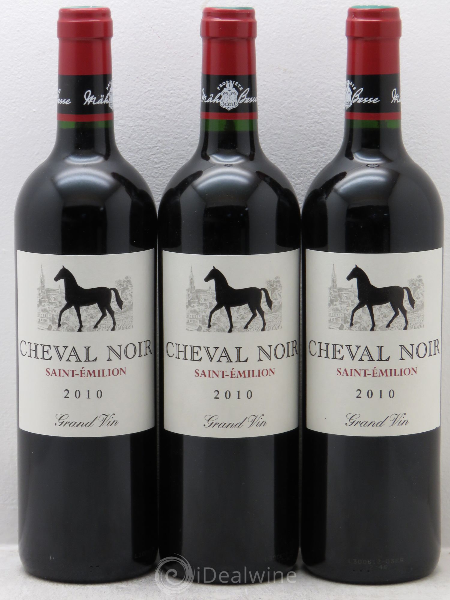 Château Cheval Noir 2010 - Lot de 3 bouteilles - 0