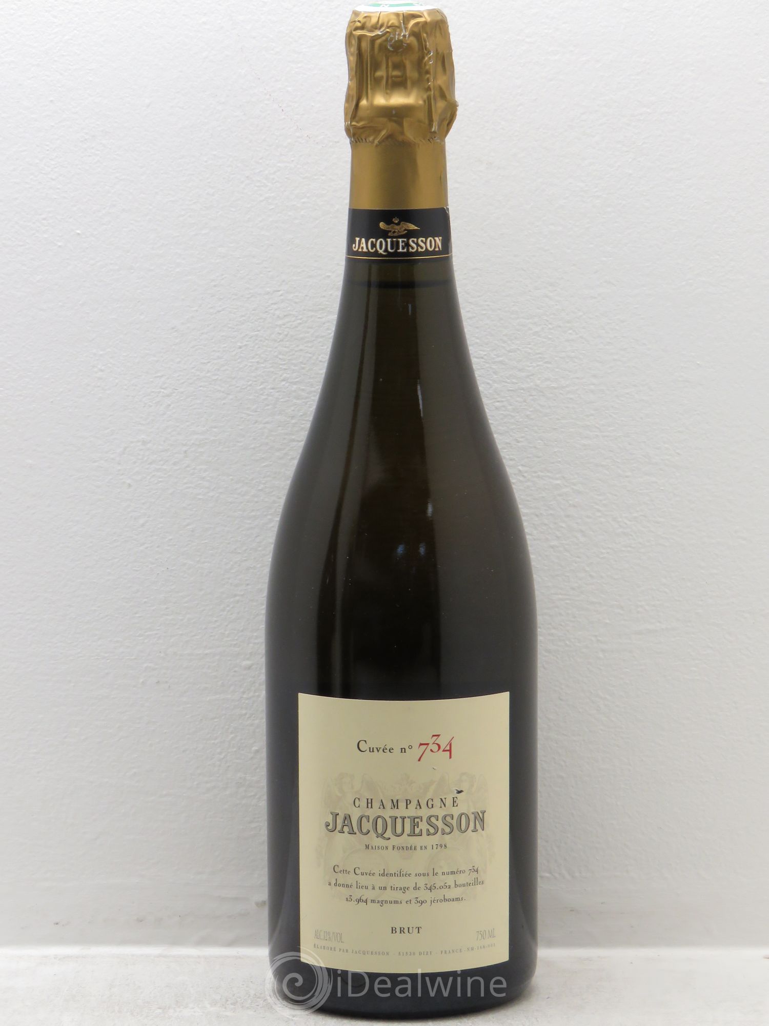 Cuvée 734 Jacquesson - Lot de 6 bouteilles - 0