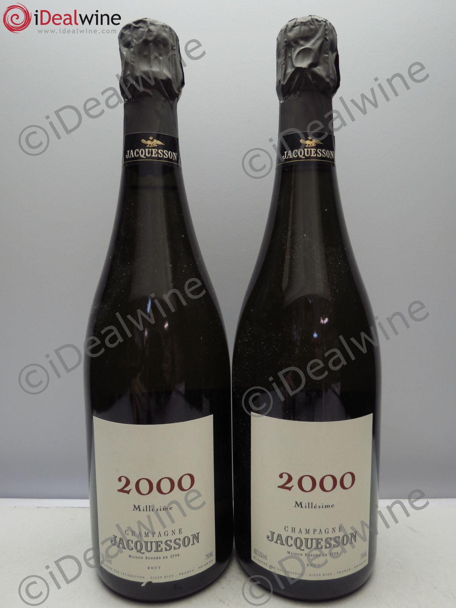 Millésimé Jacquesson 2000 - Lot de 2 bouteilles - 0