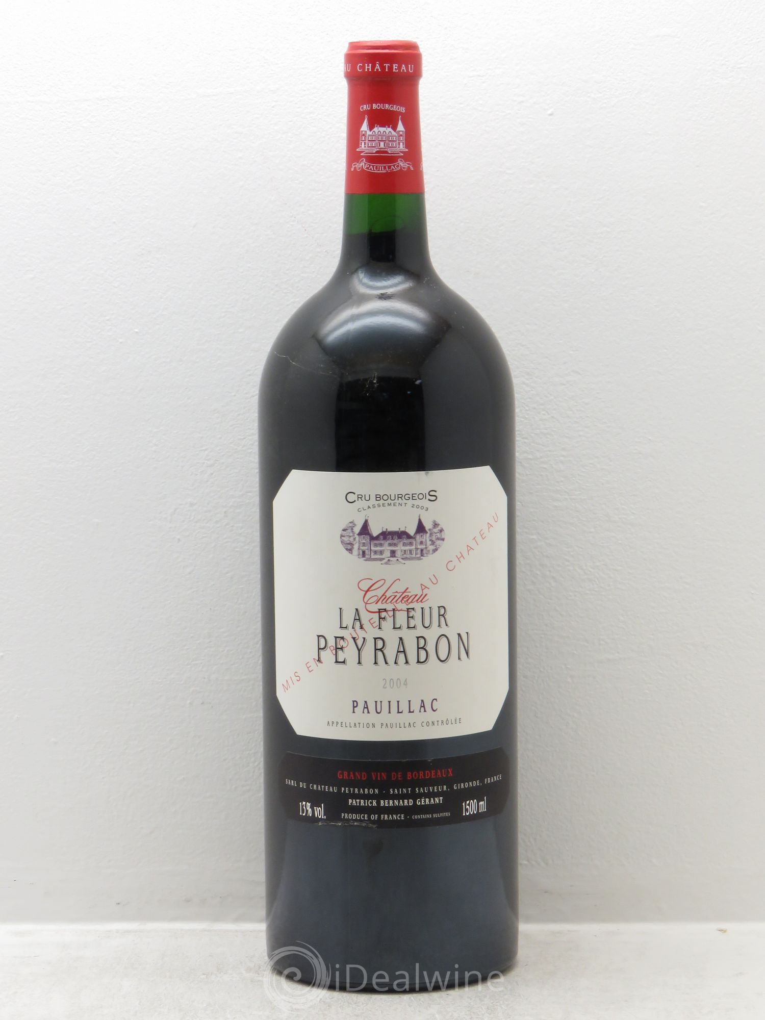 Château La Fleur Peyrabon Cru Bourgeois 2004 - Lot de 1 magnum - 0