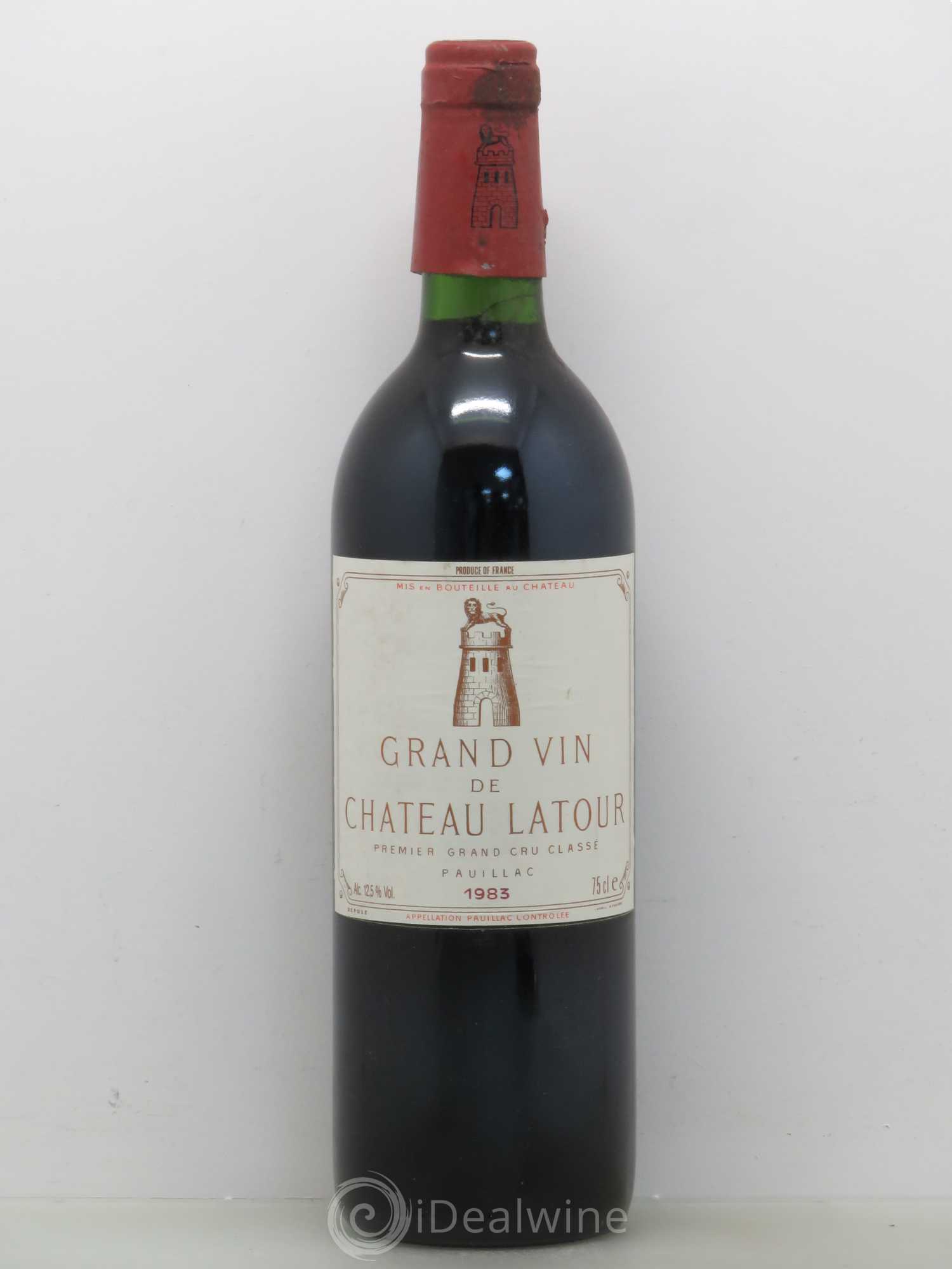Château Latour 1er Grand Cru Classé 1983 - Lot de 1 bouteille - 0