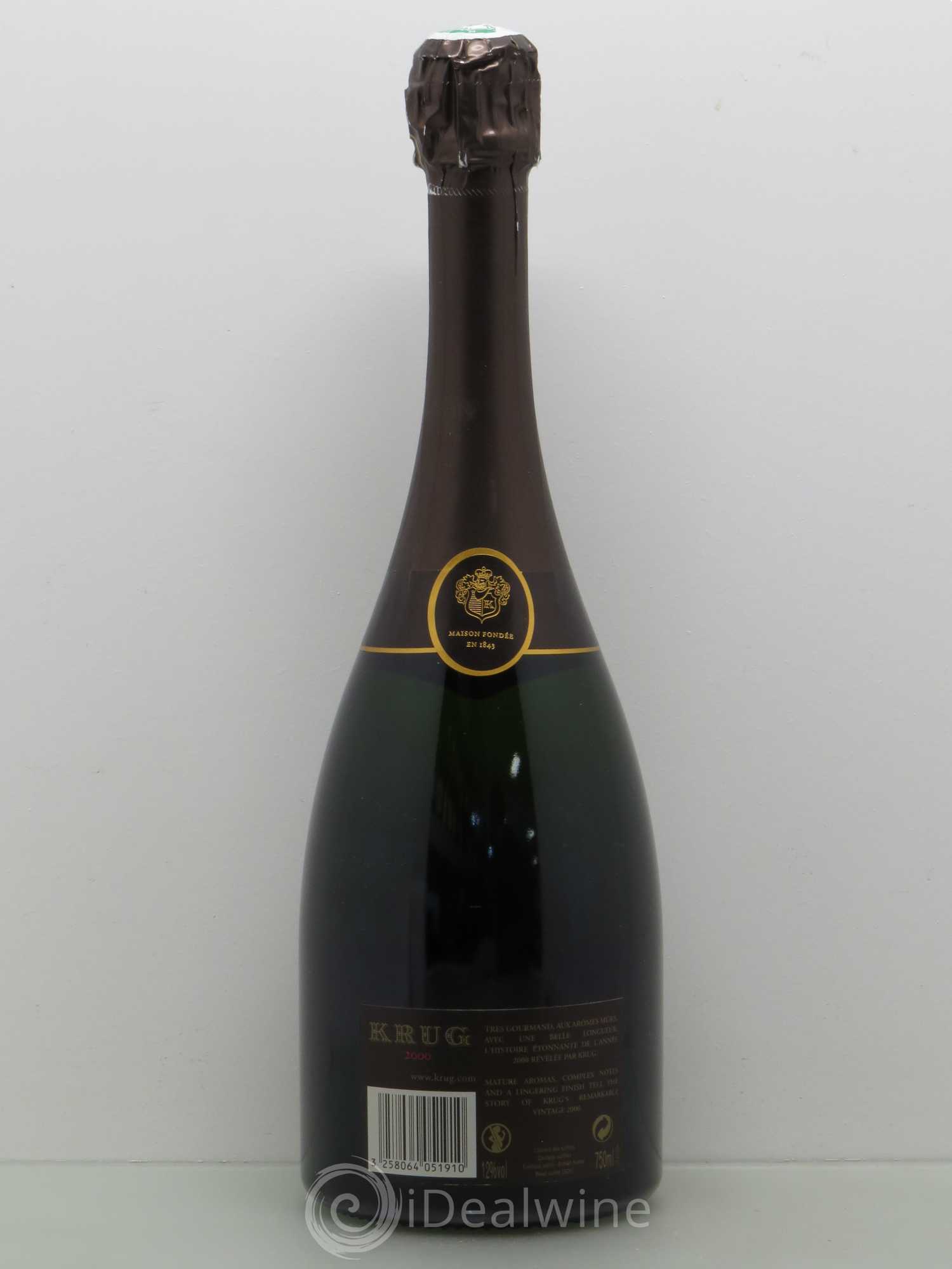 Grande Cuvée Brut Krug 2000 - Lot de 1 bouteille - 1