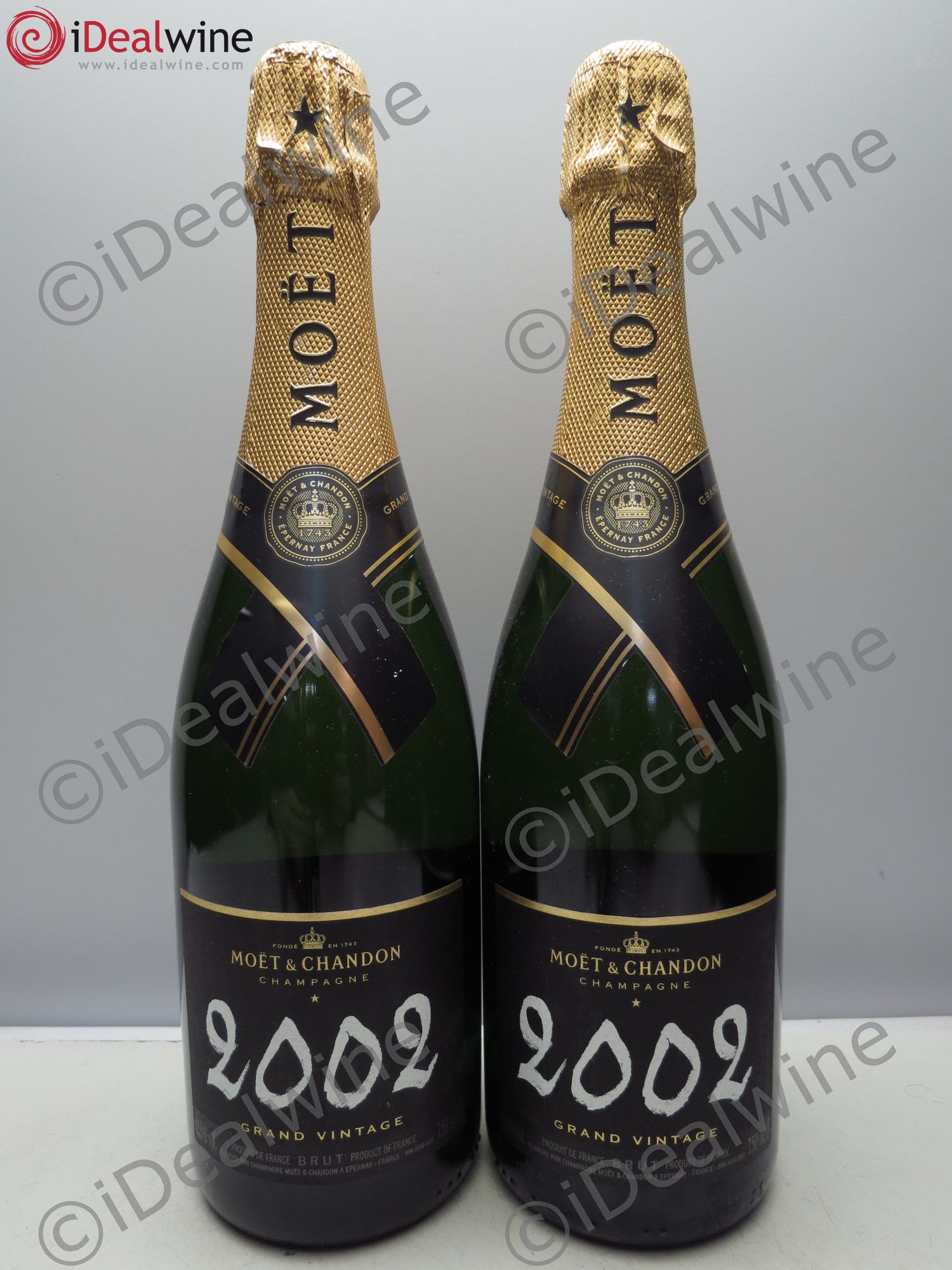 Grand Vintage Moët et Chandon 2002 - Lot de 2 bouteilles - 0