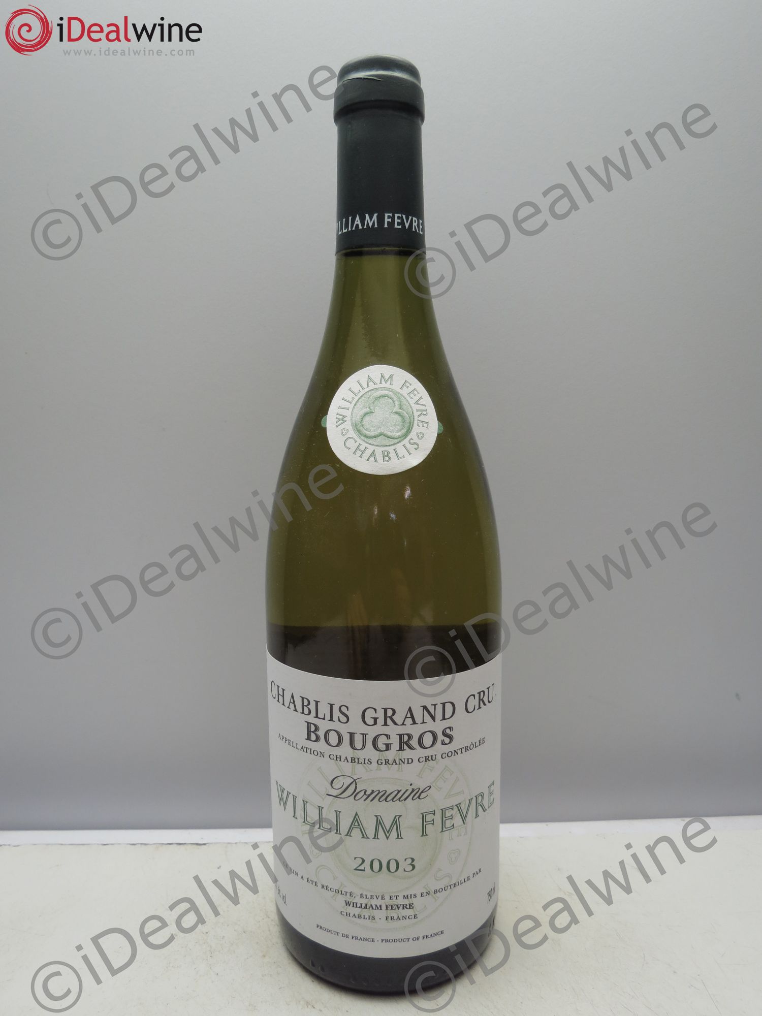 Chablis Grand Cru Bougros William Fèvre 2003 - Lot de 1 bouteille - 0