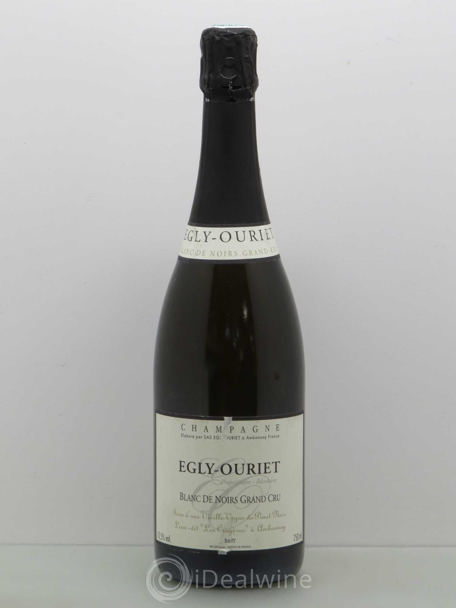 Blanc de Noirs Vieilles Vignes Egly-Ouriet - Lot de 1 bouteille - 0