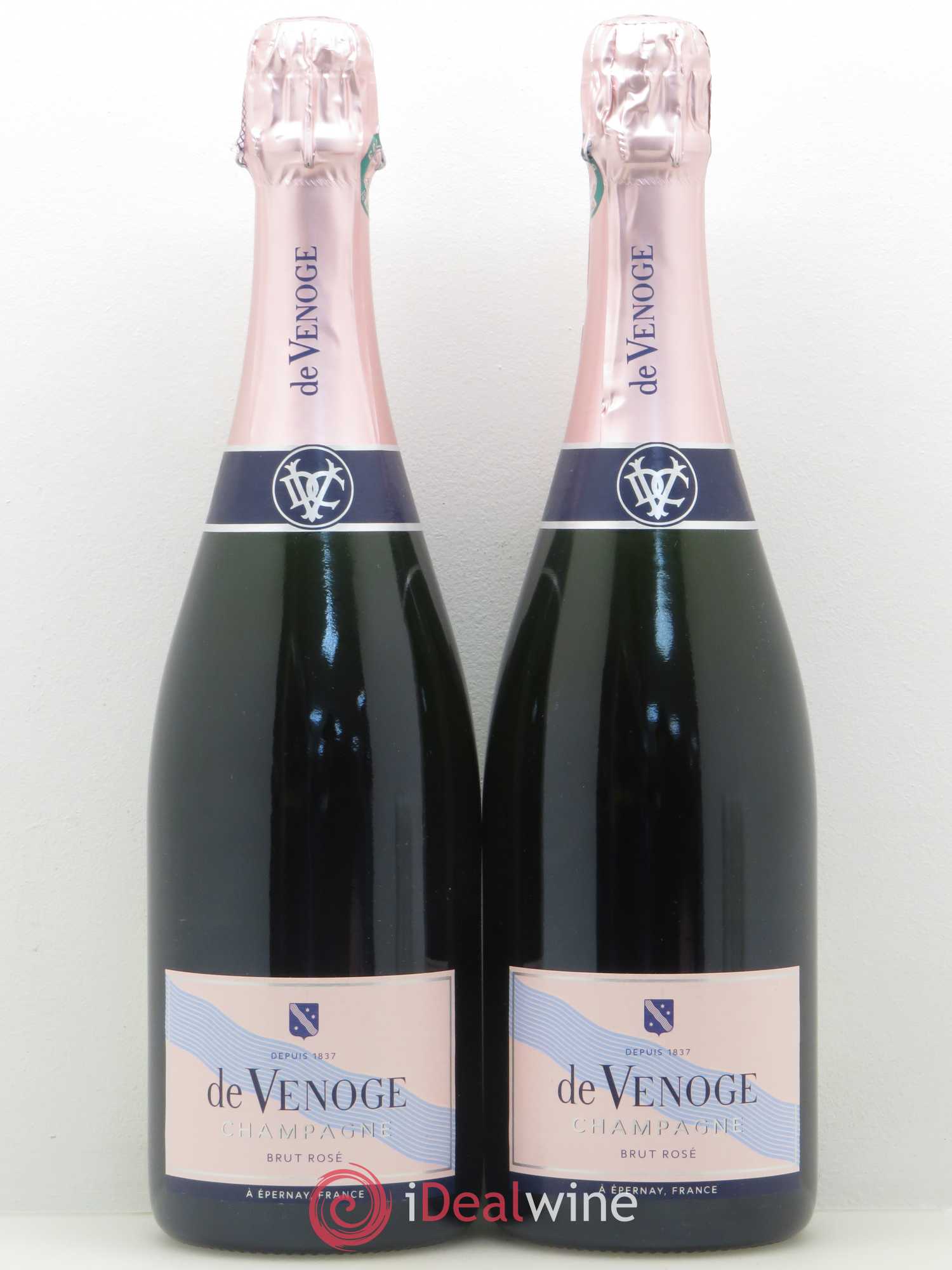 Champagne - Cordon bleu De Venoge - Posten von 2 Flaschen - 0
